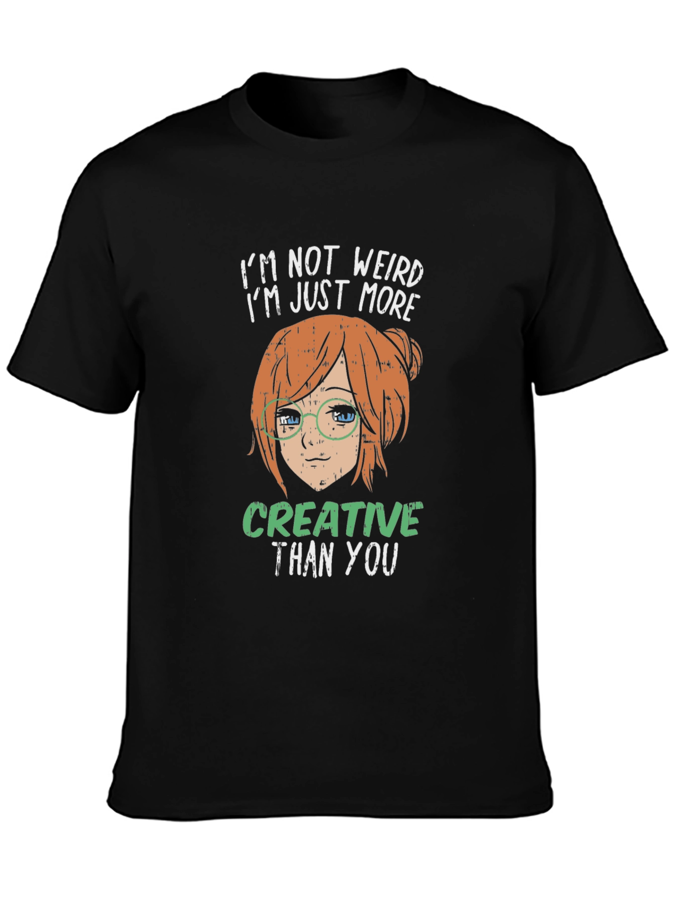 Creative Anime Style T-Shirt - Unique Geek Fashion