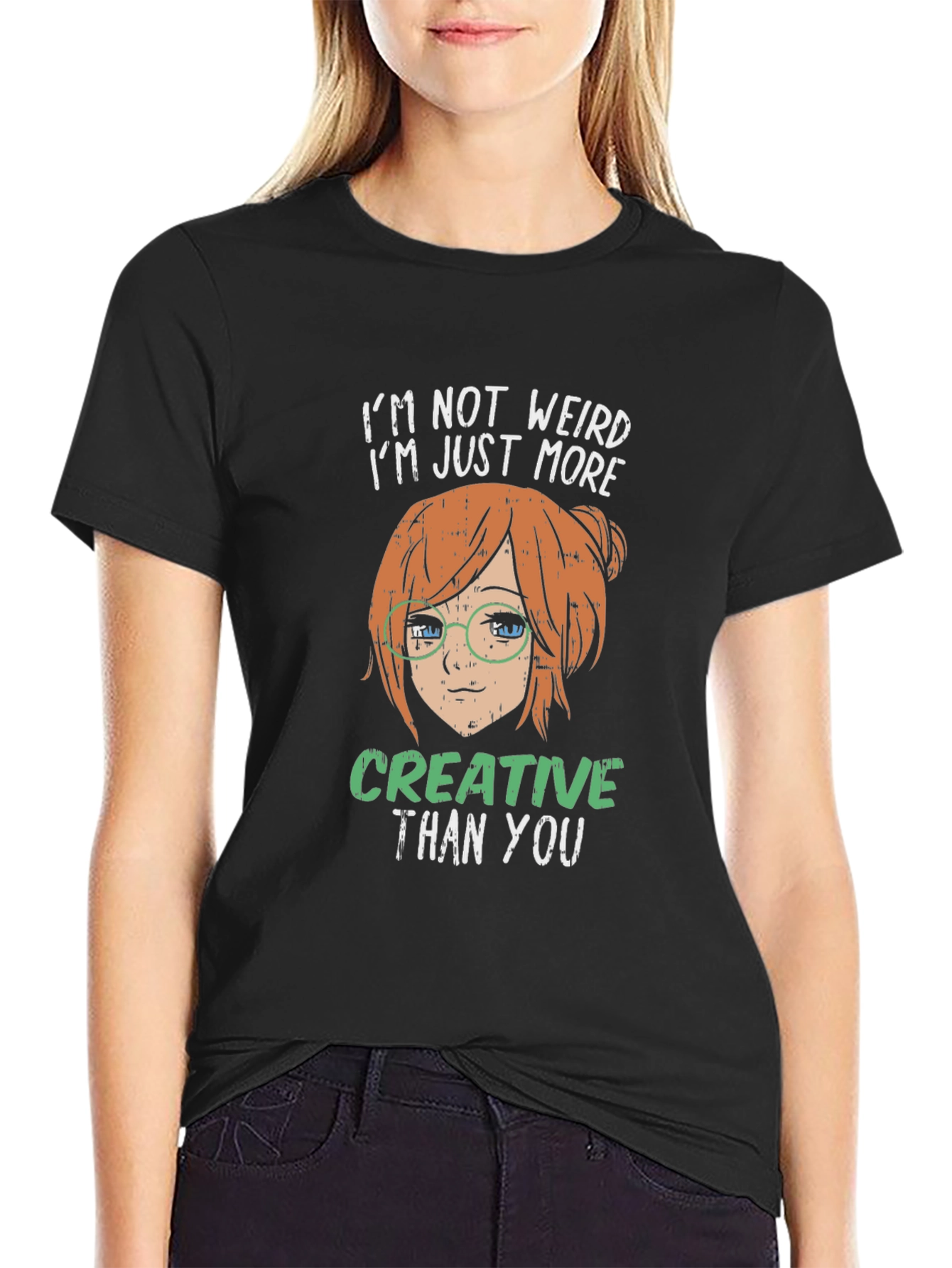Creative Anime Style T-Shirt - Unique Geek Fashion