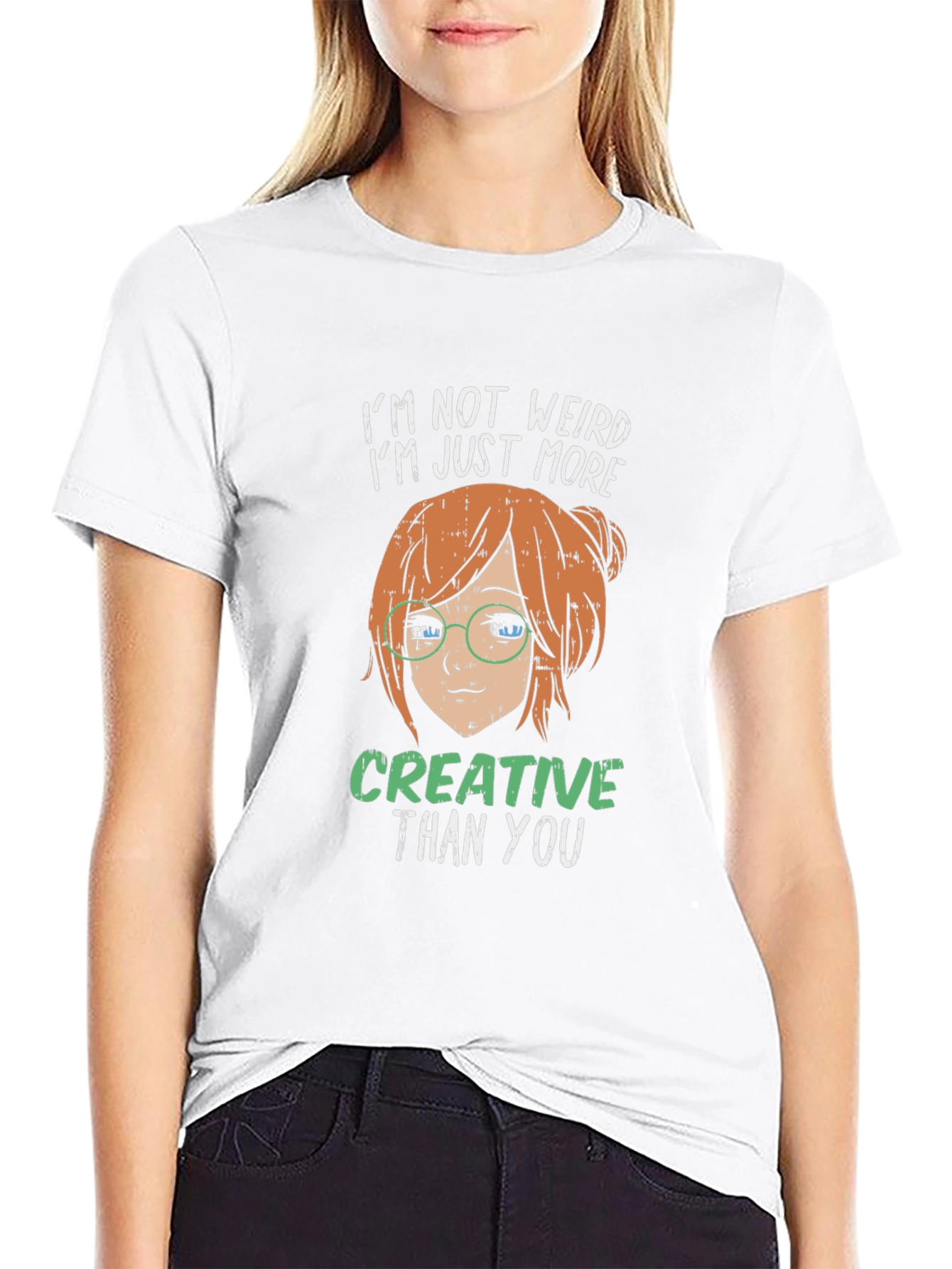 Creative Anime Style T-Shirt - Unique Geek Fashion