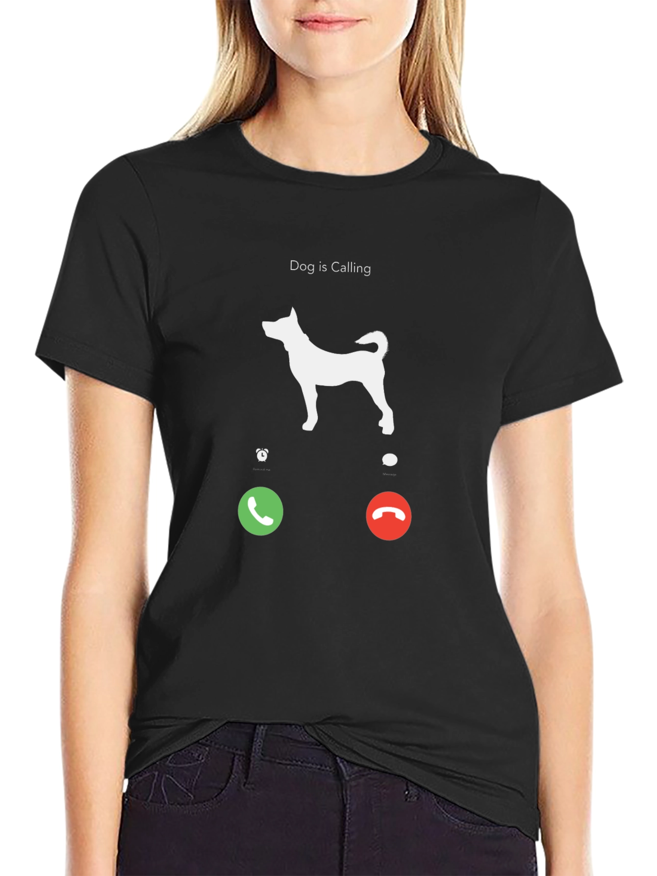 Dog Is Calling Graphic T-Shirt