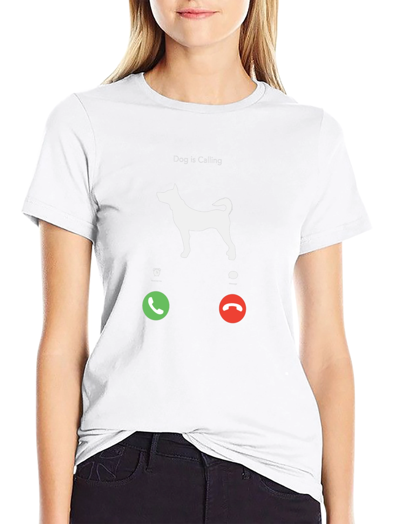 Dog Is Calling Graphic T-Shirt