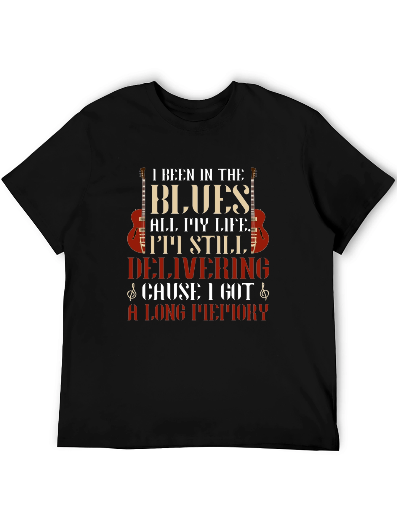 Blues Music Graphic T-Shirt