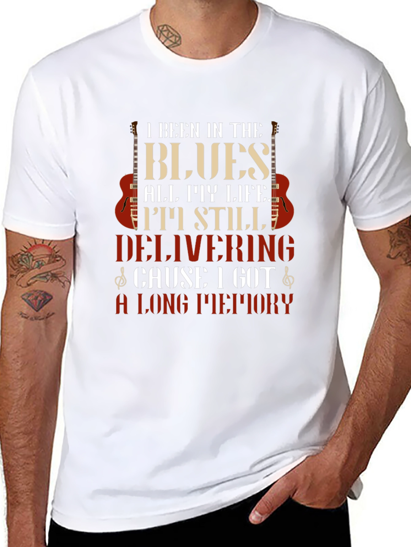 Blues Music Graphic T-Shirt