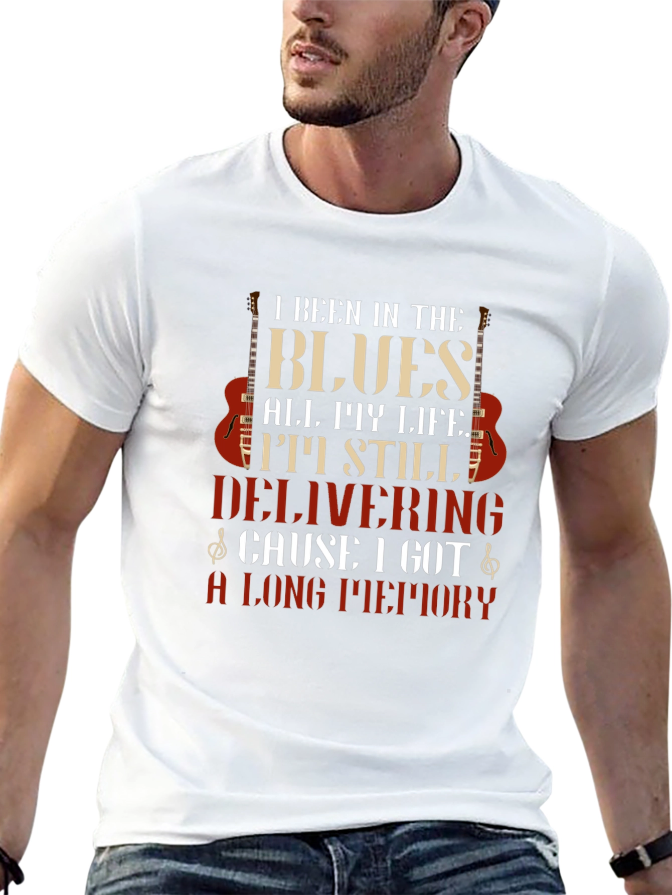 Blues Music Graphic T-Shirt