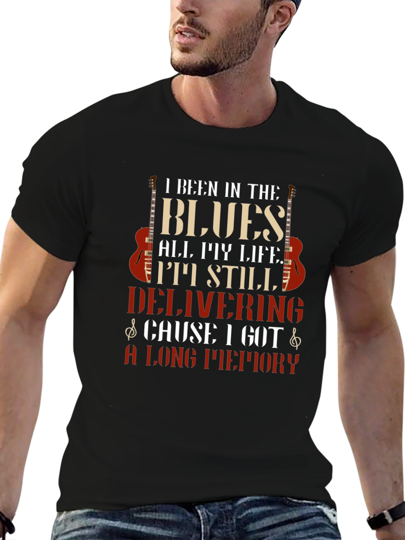 Blues Music Graphic T-Shirt