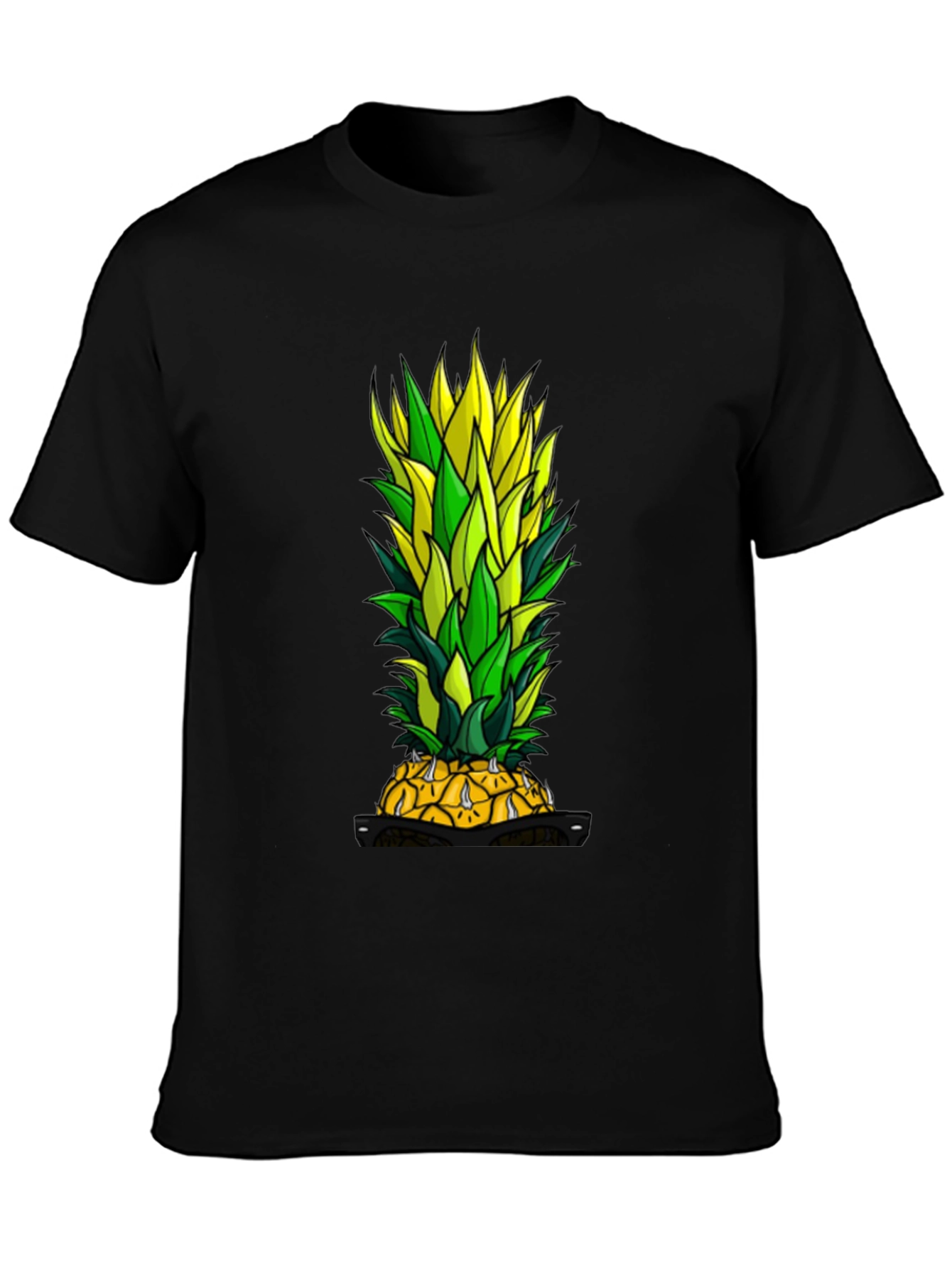 Cool Pineapple Graphic Tee - Casual Comfort