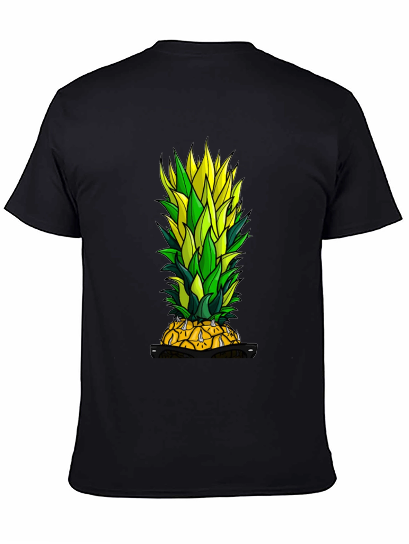 Cool Pineapple Graphic Tee - Casual Comfort