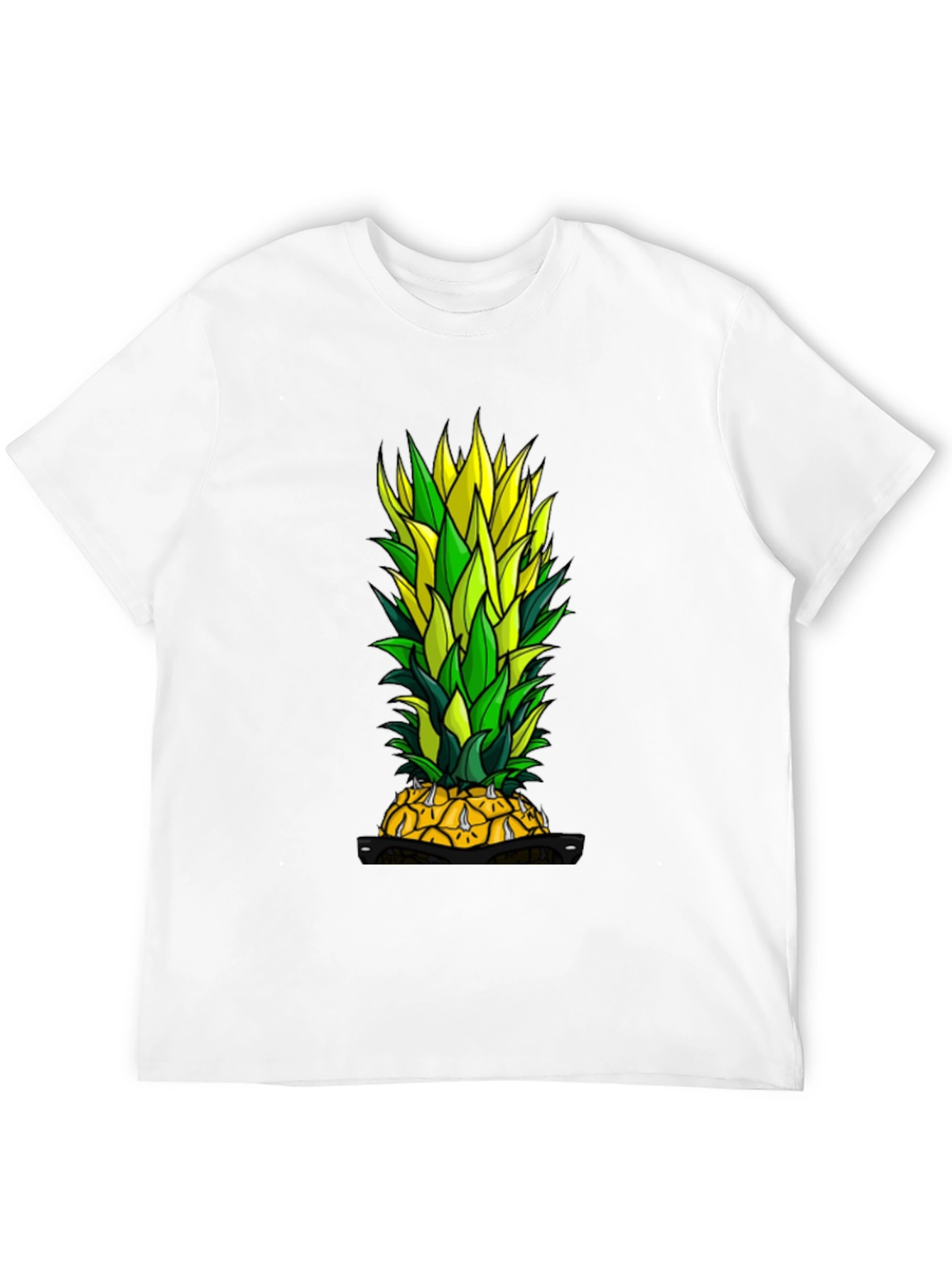 Cool Pineapple Graphic Tee - Casual Comfort