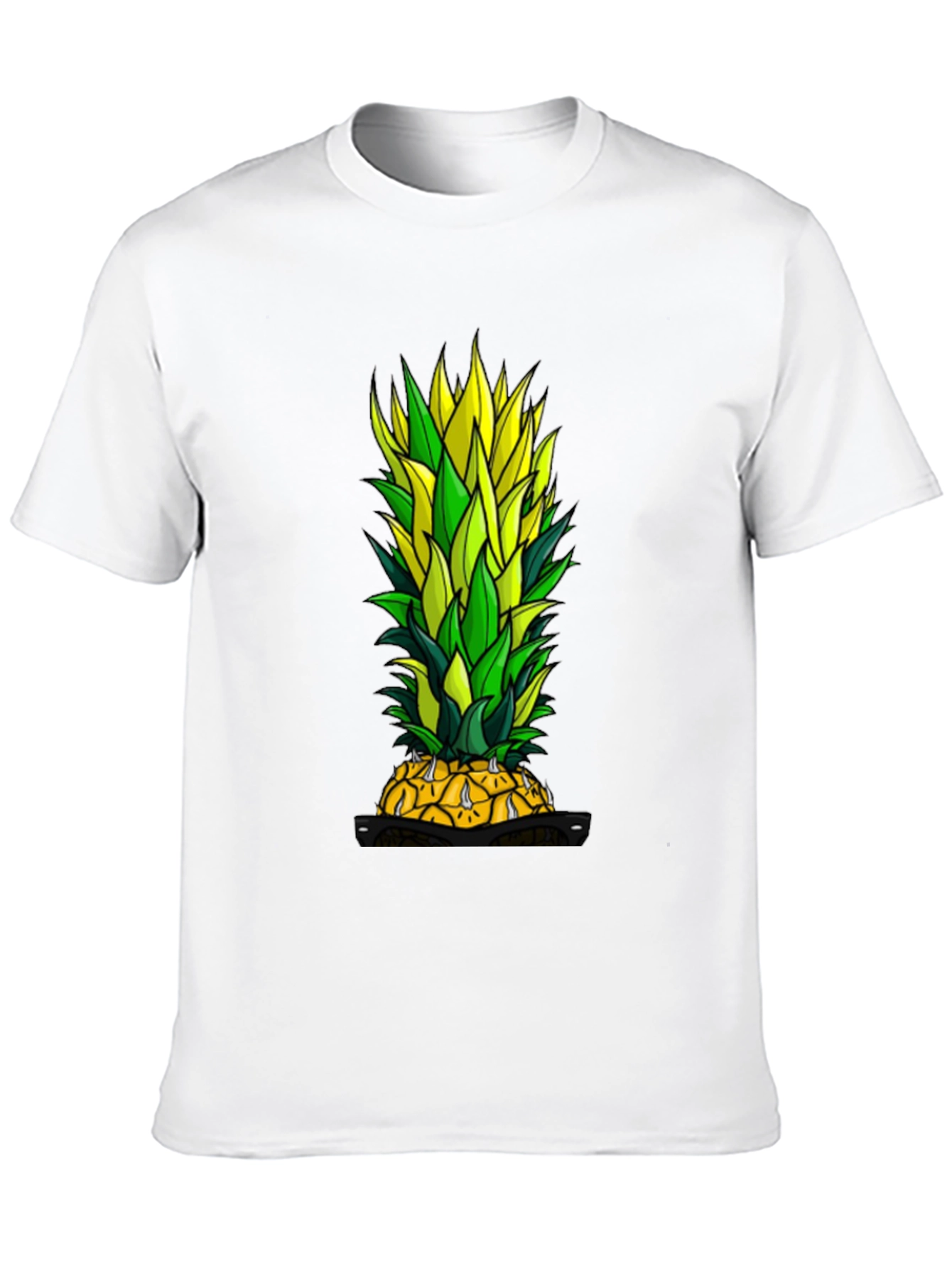 Cool Pineapple Graphic Tee - Casual Comfort