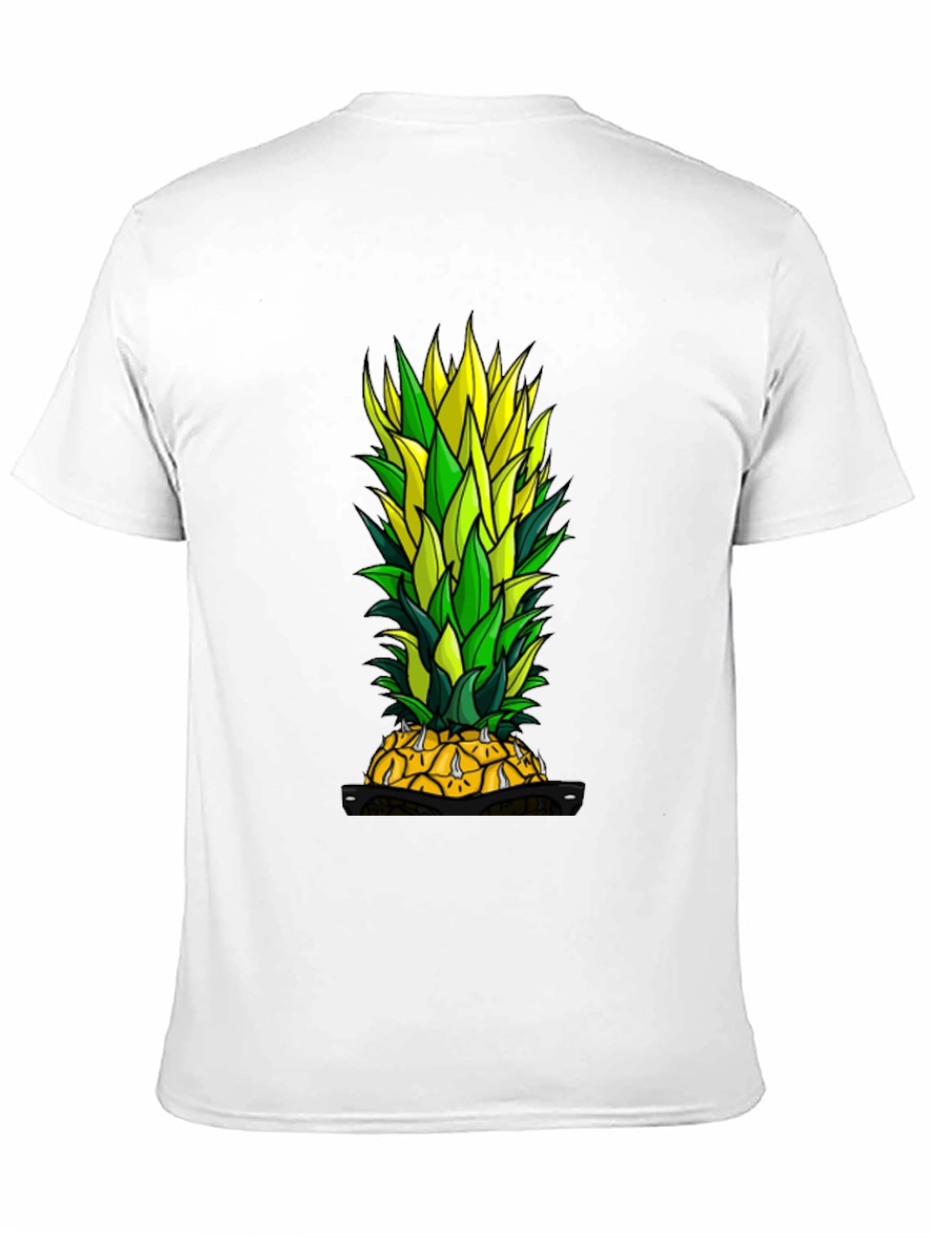 Cool Pineapple Graphic Tee - Casual Comfort