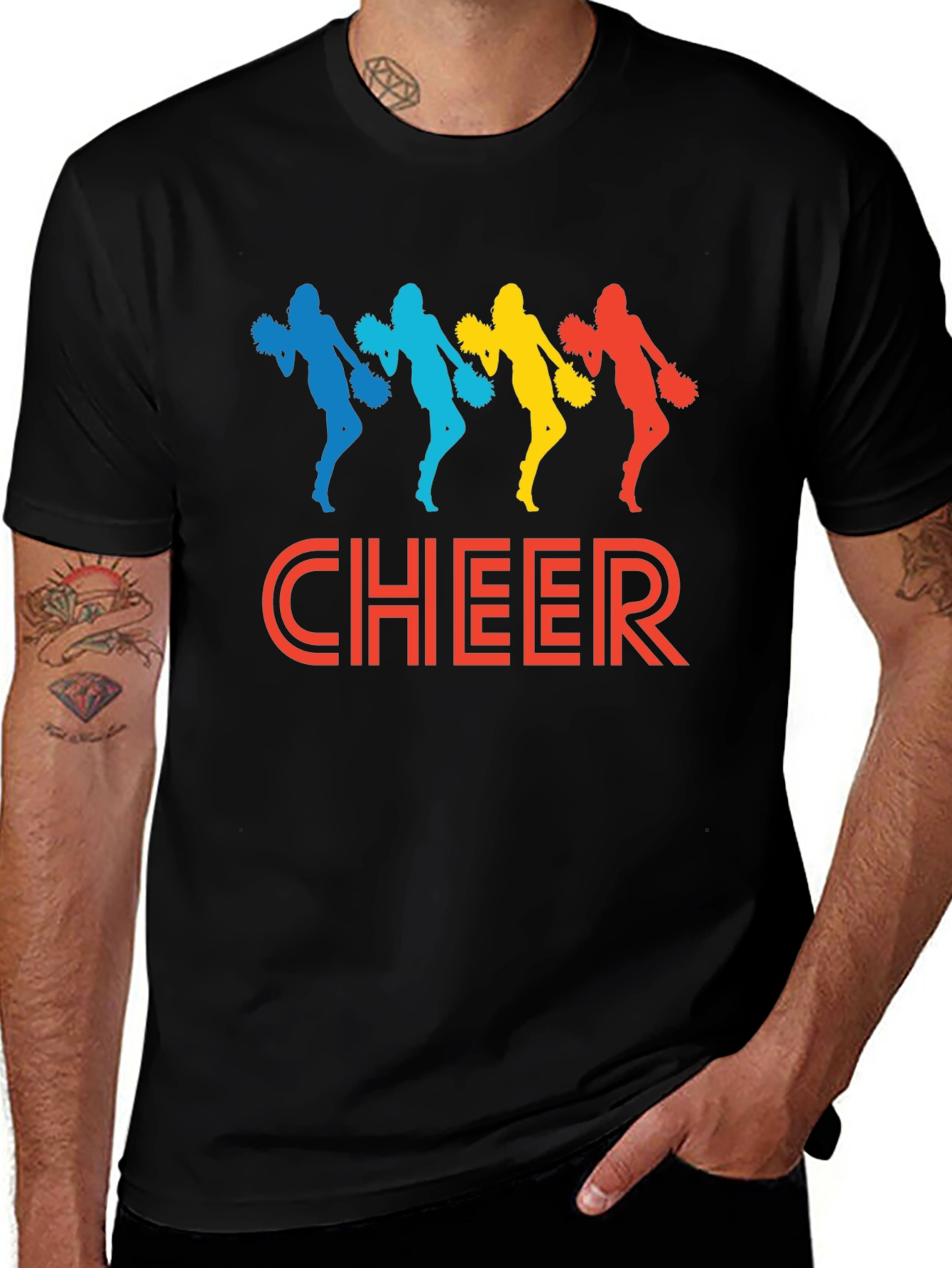 Cheer Squad Graphic Tee - Cheerleader T-Shirt