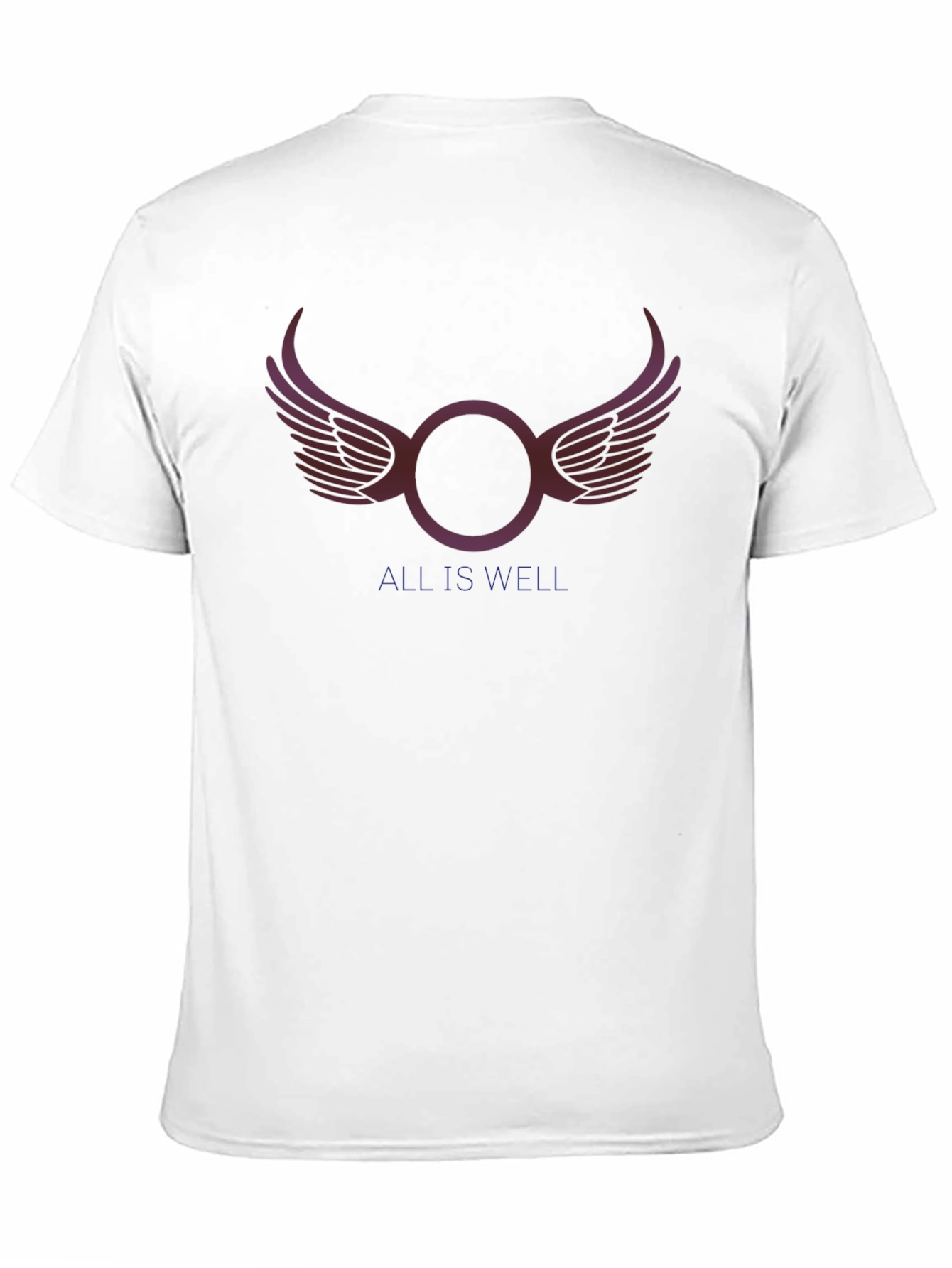 All Is Well Graphic Print Black T-Shirt