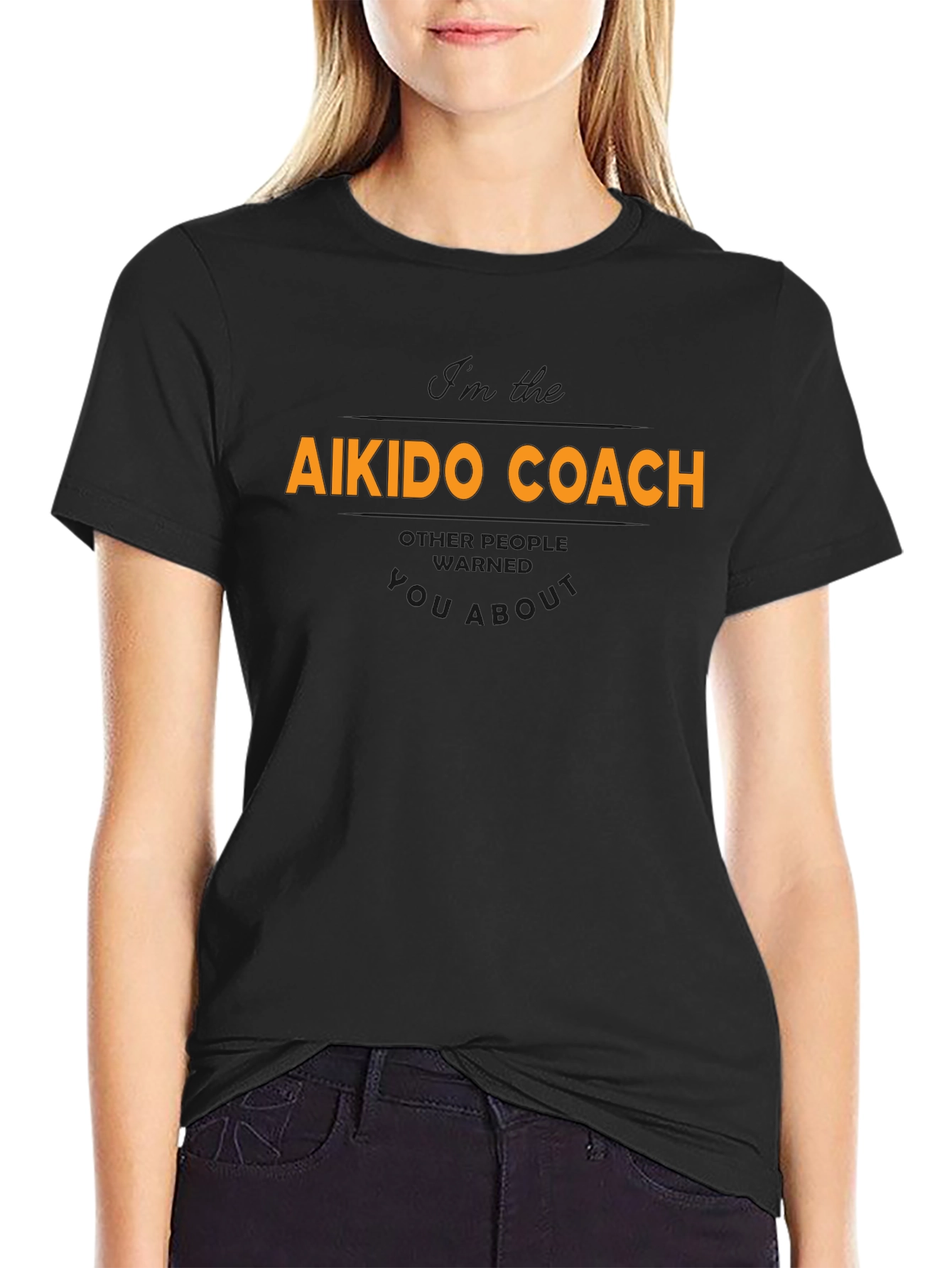 Aikido Coach T-Shirt -  Warning Design