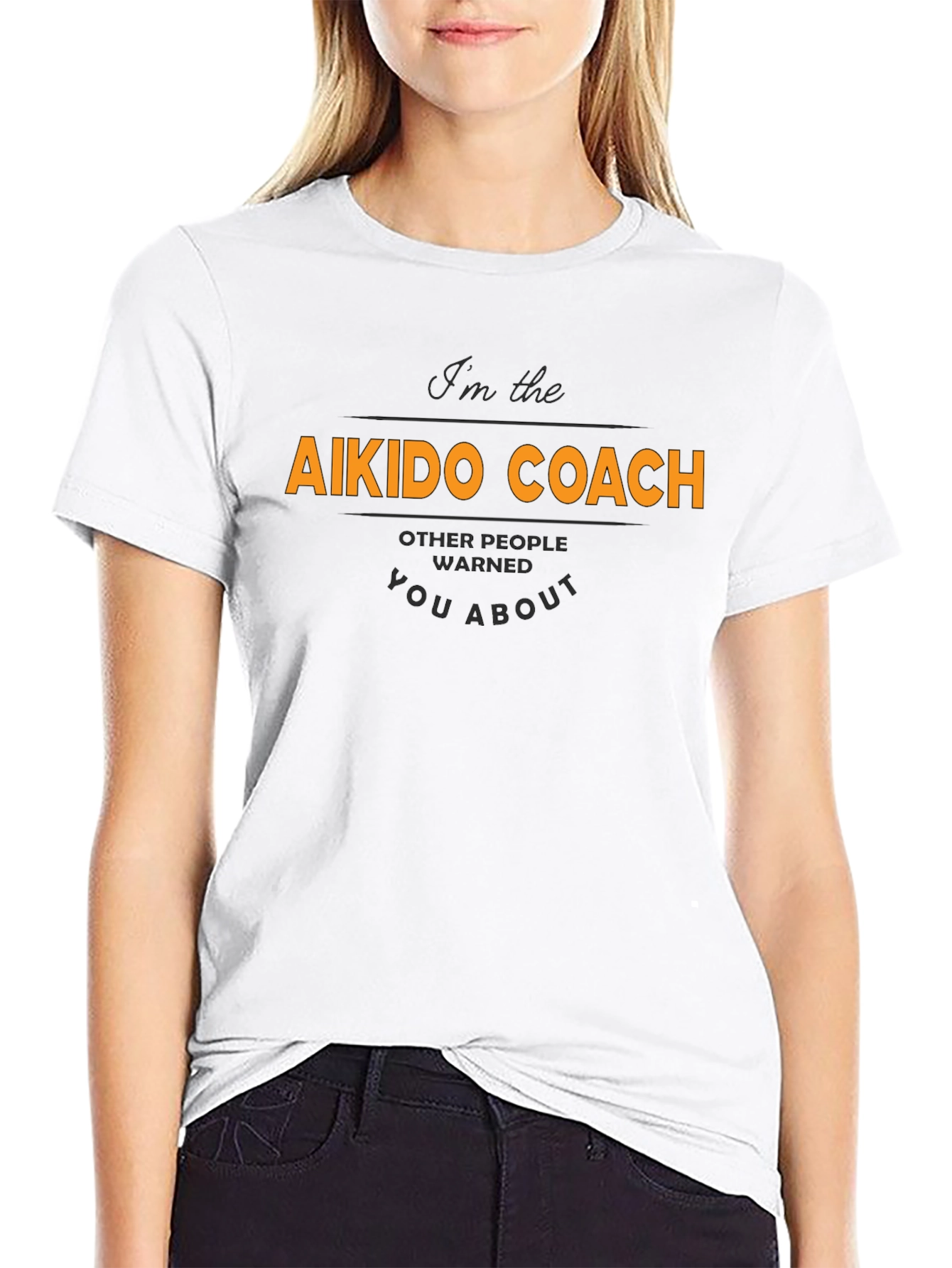 Aikido Coach T-Shirt -  Warning Design