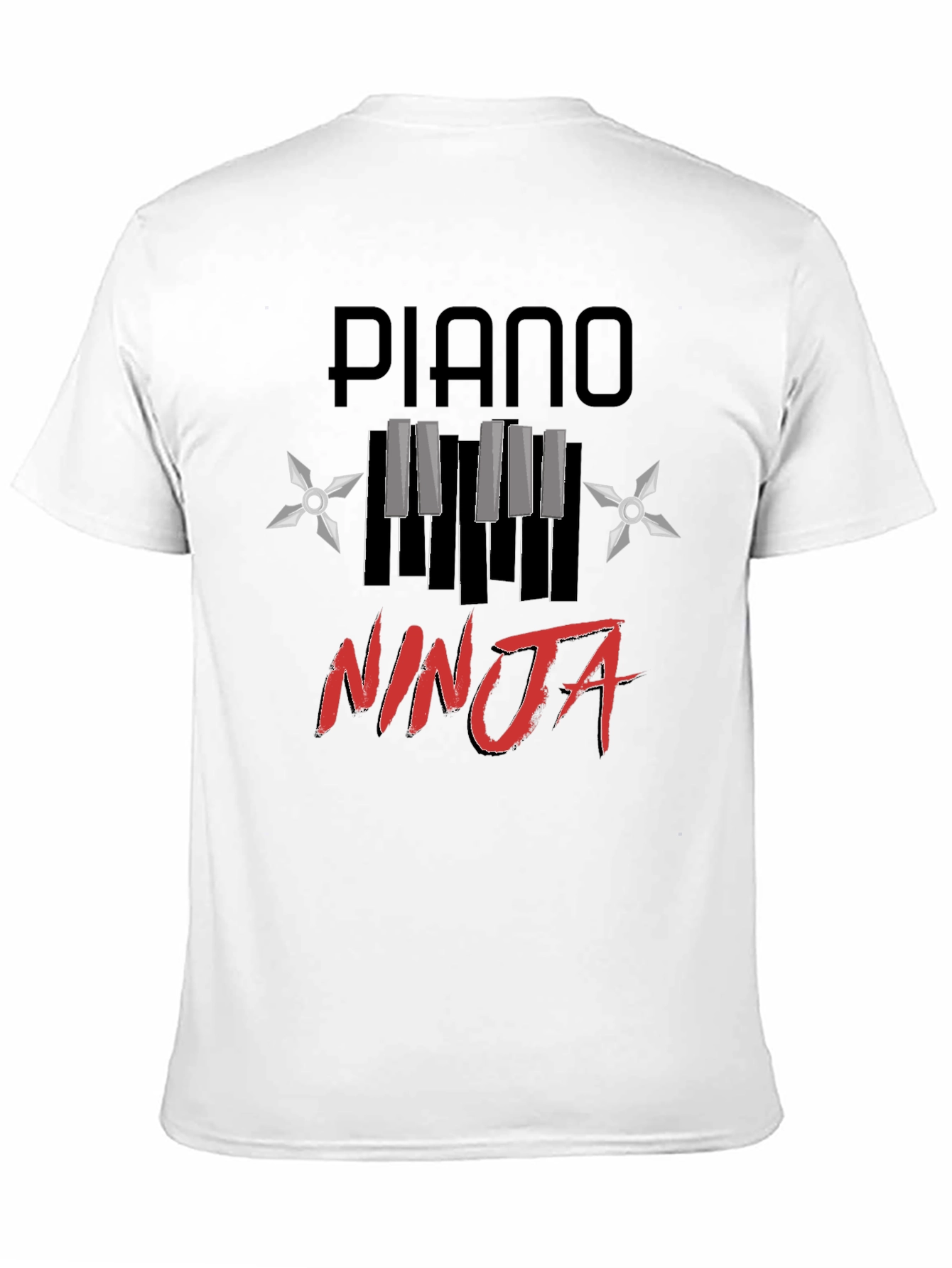 Piano Ninja Graphic Tee - Black
