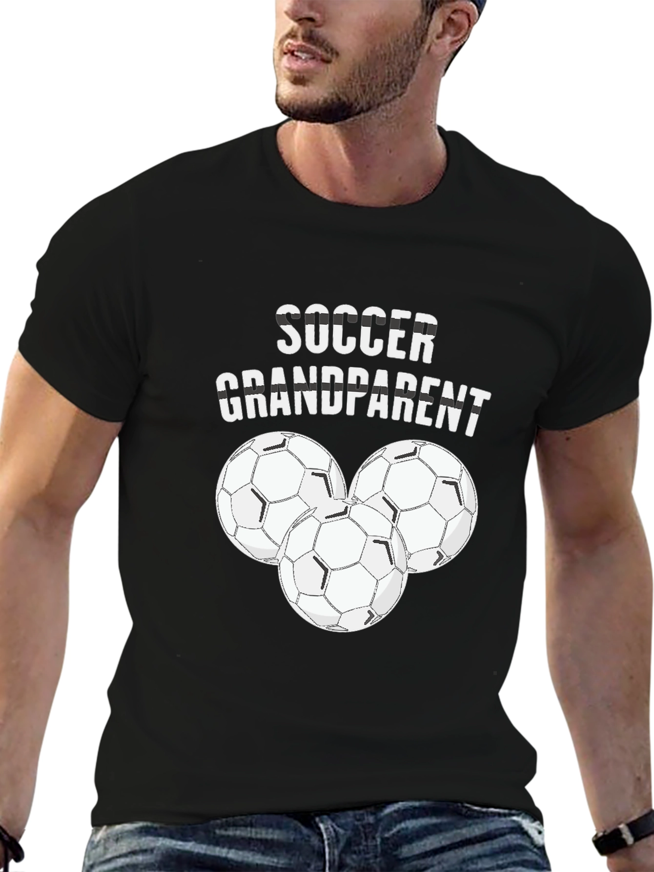 Soccer Grandparent T-Shirt - Unique Design