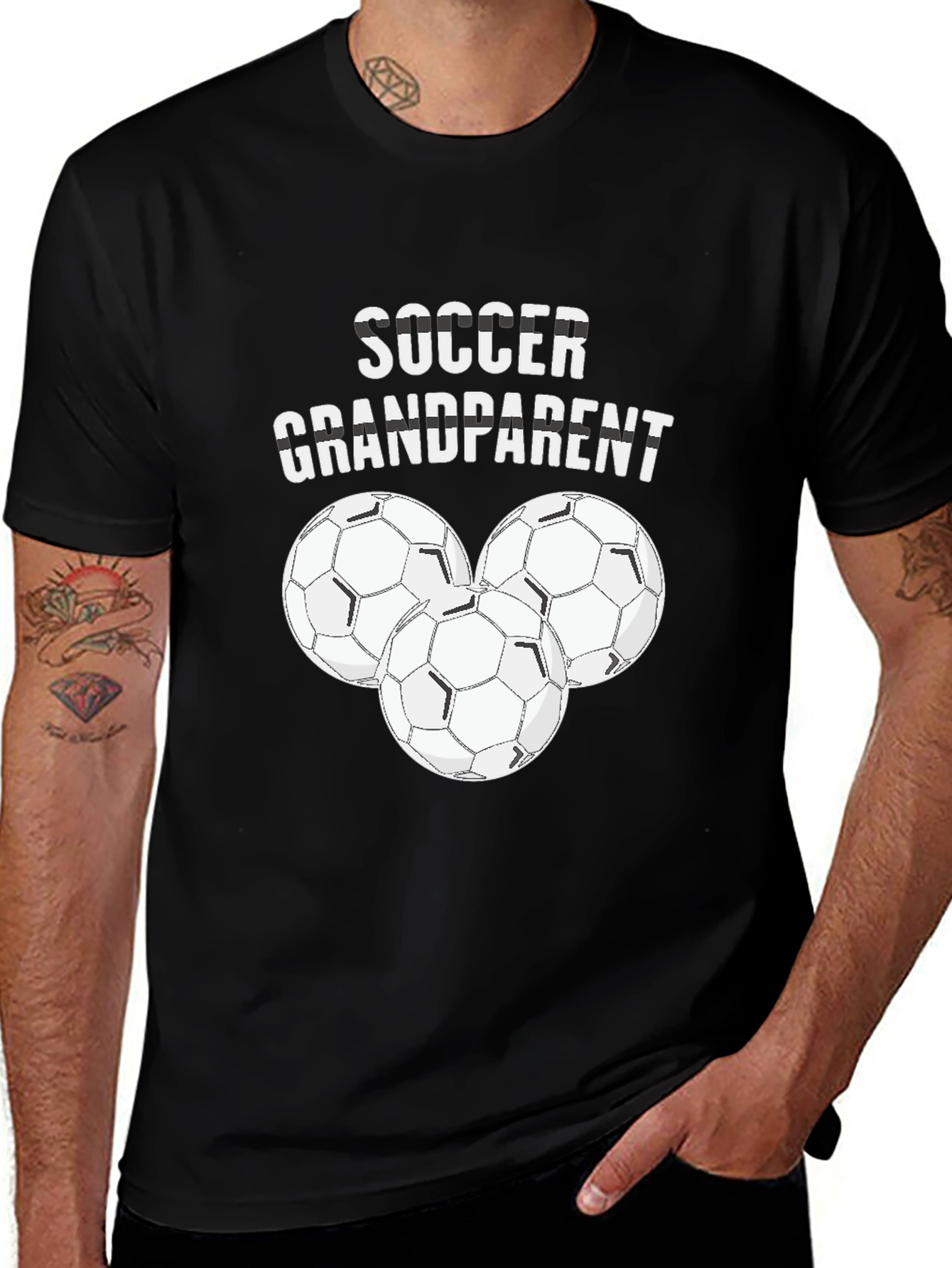 Soccer Grandparent T-Shirt - Unique Design
