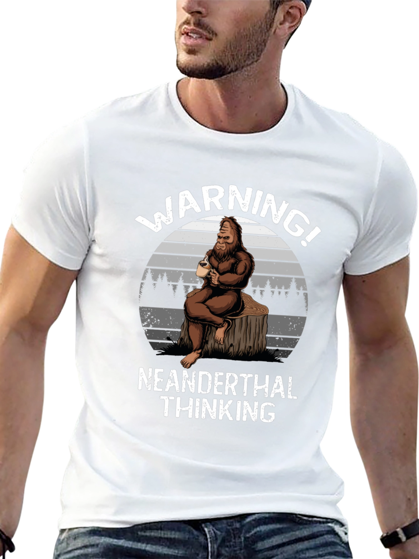 Warning! Neanderthal Thinking T-Shirt