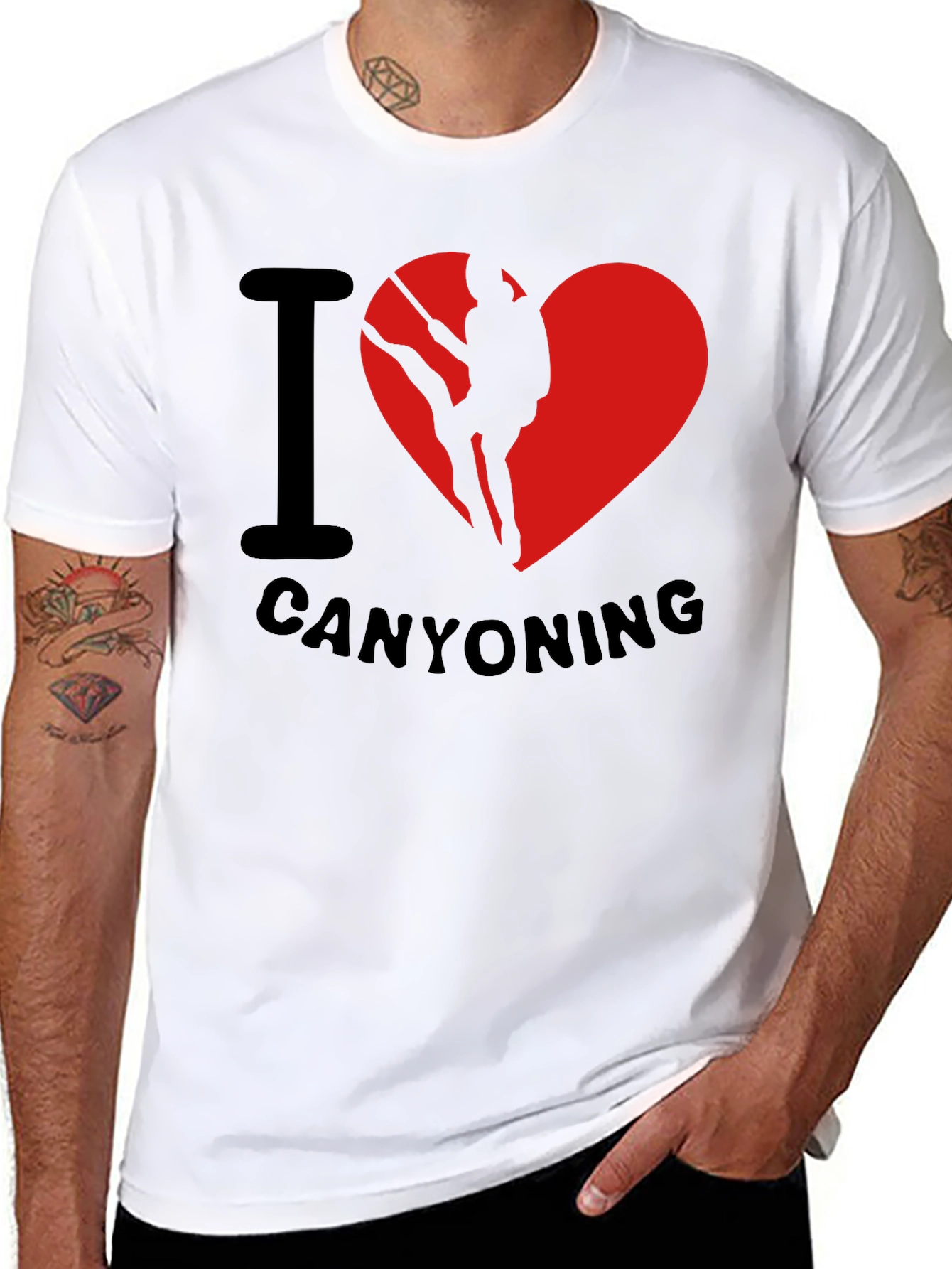I Love Canyoning T-Shirt - Adventure Tee