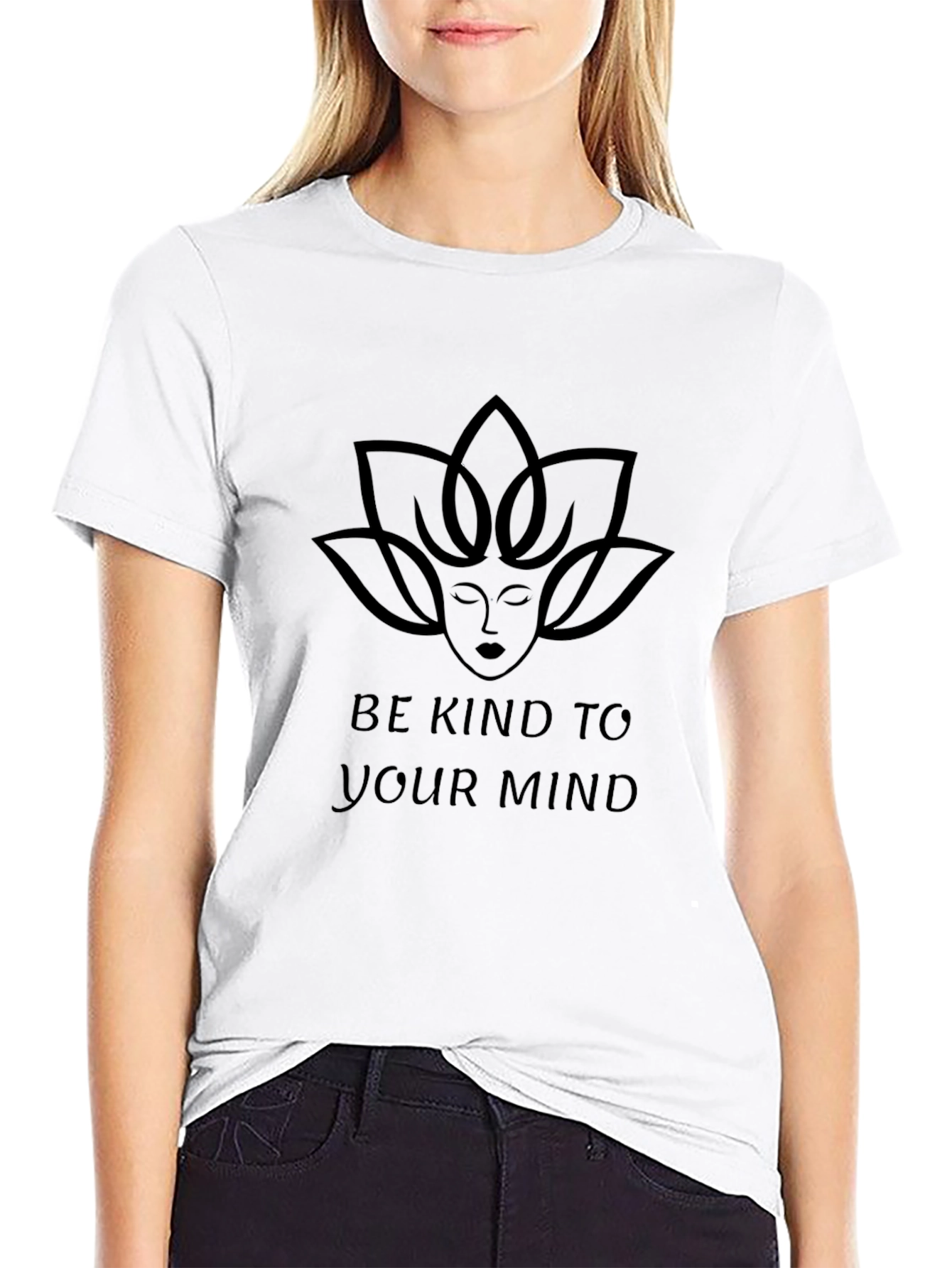 Be Kind To Your Mind Graphic Tee - Black
