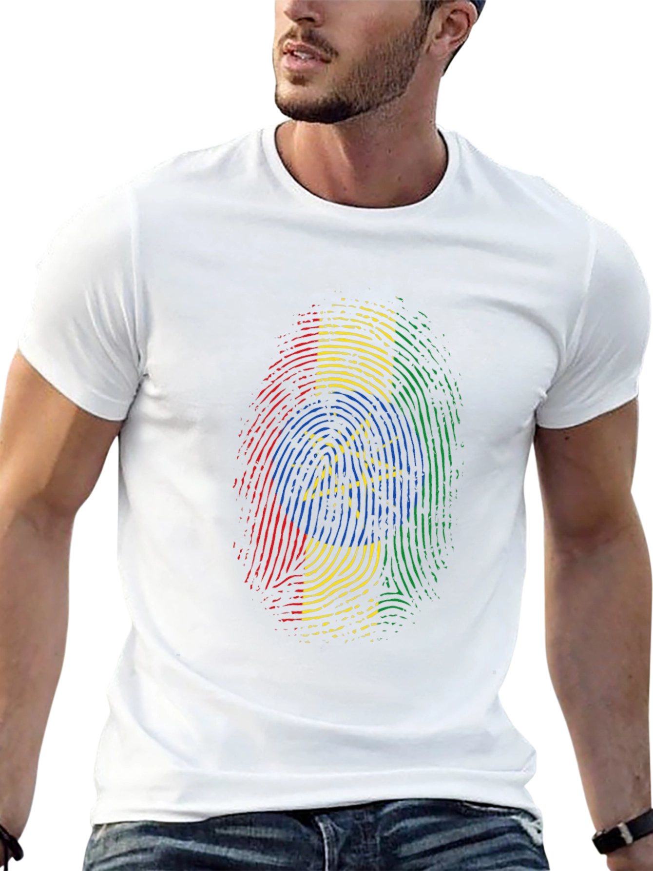 Ethiopian Fingerprint T-Shirt - Black