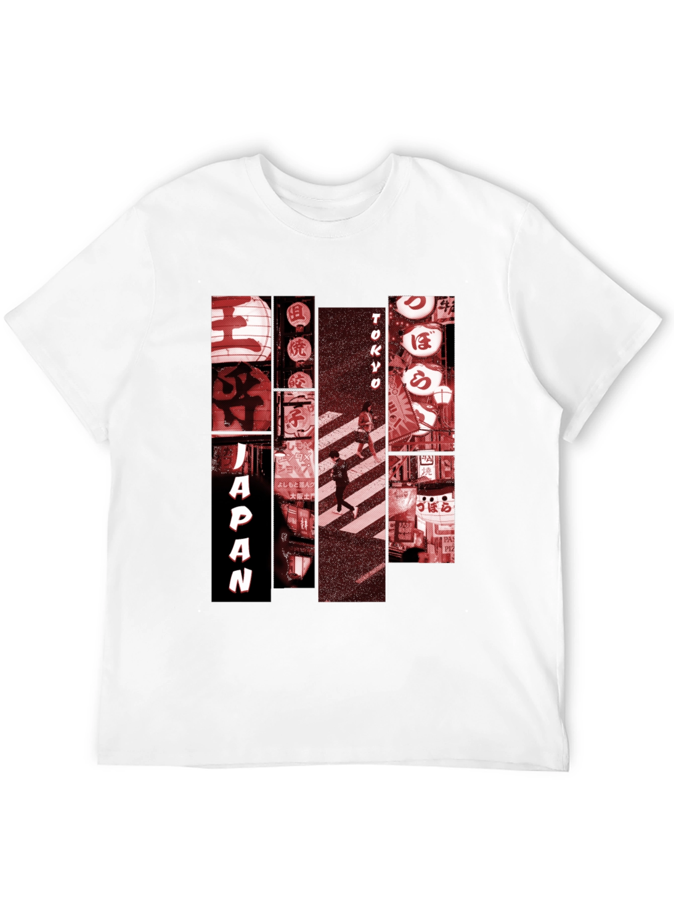 Japan Tokyo Graphic Tee - Mens Black T-Shirt