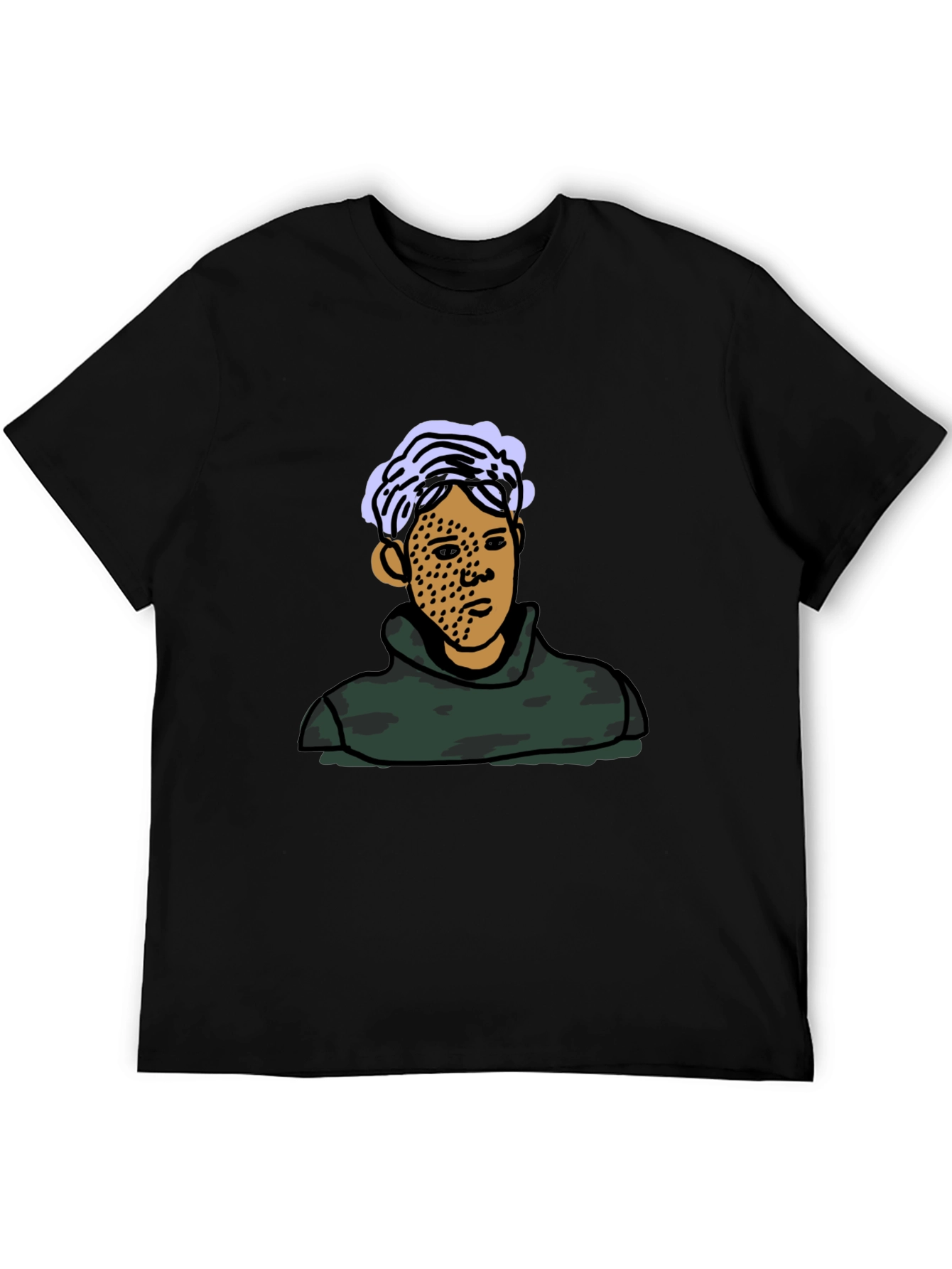 Unique Graphic Print Tee - Modern Casual Style