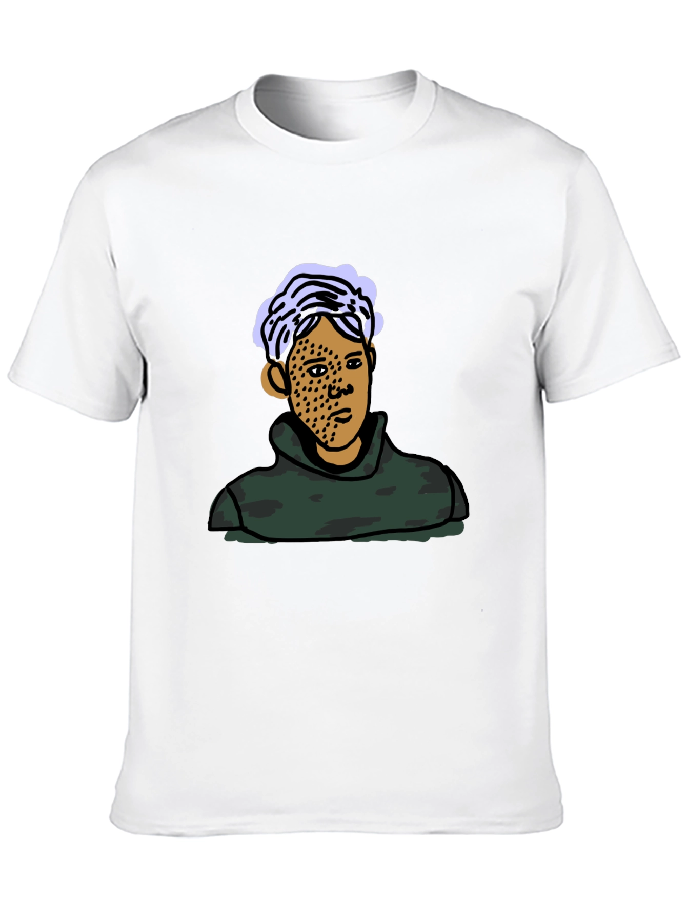 Unique Graphic Print Tee - Modern Casual Style