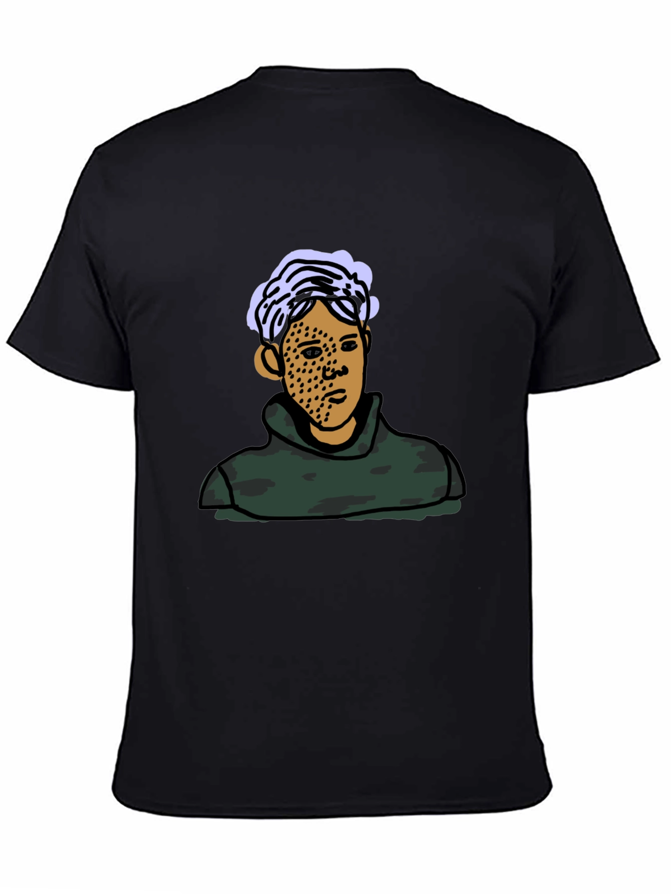 Unique Graphic Print Tee - Modern Casual Style