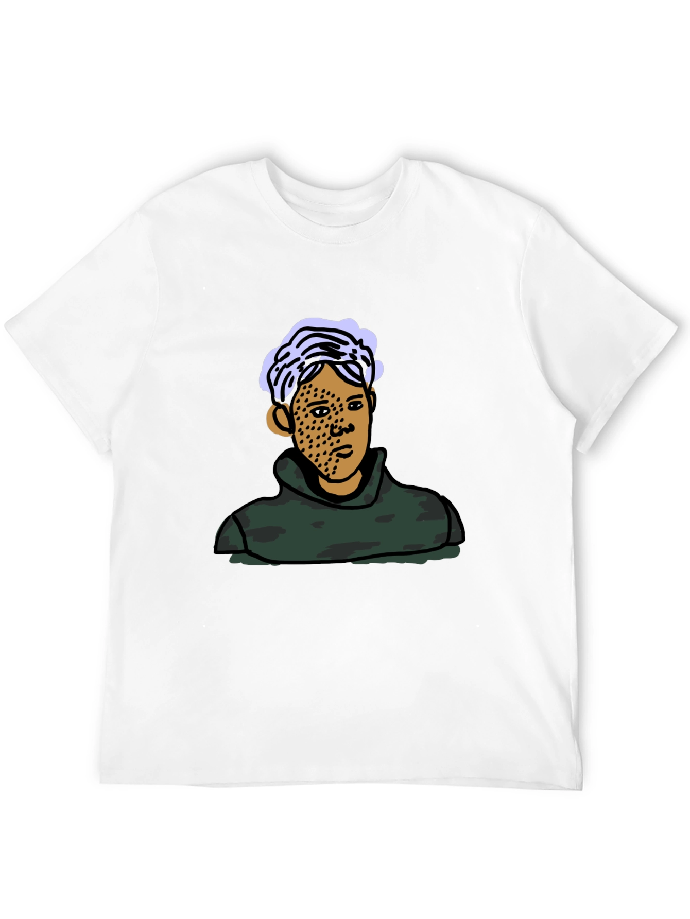 Unique Graphic Print Tee - Modern Casual Style