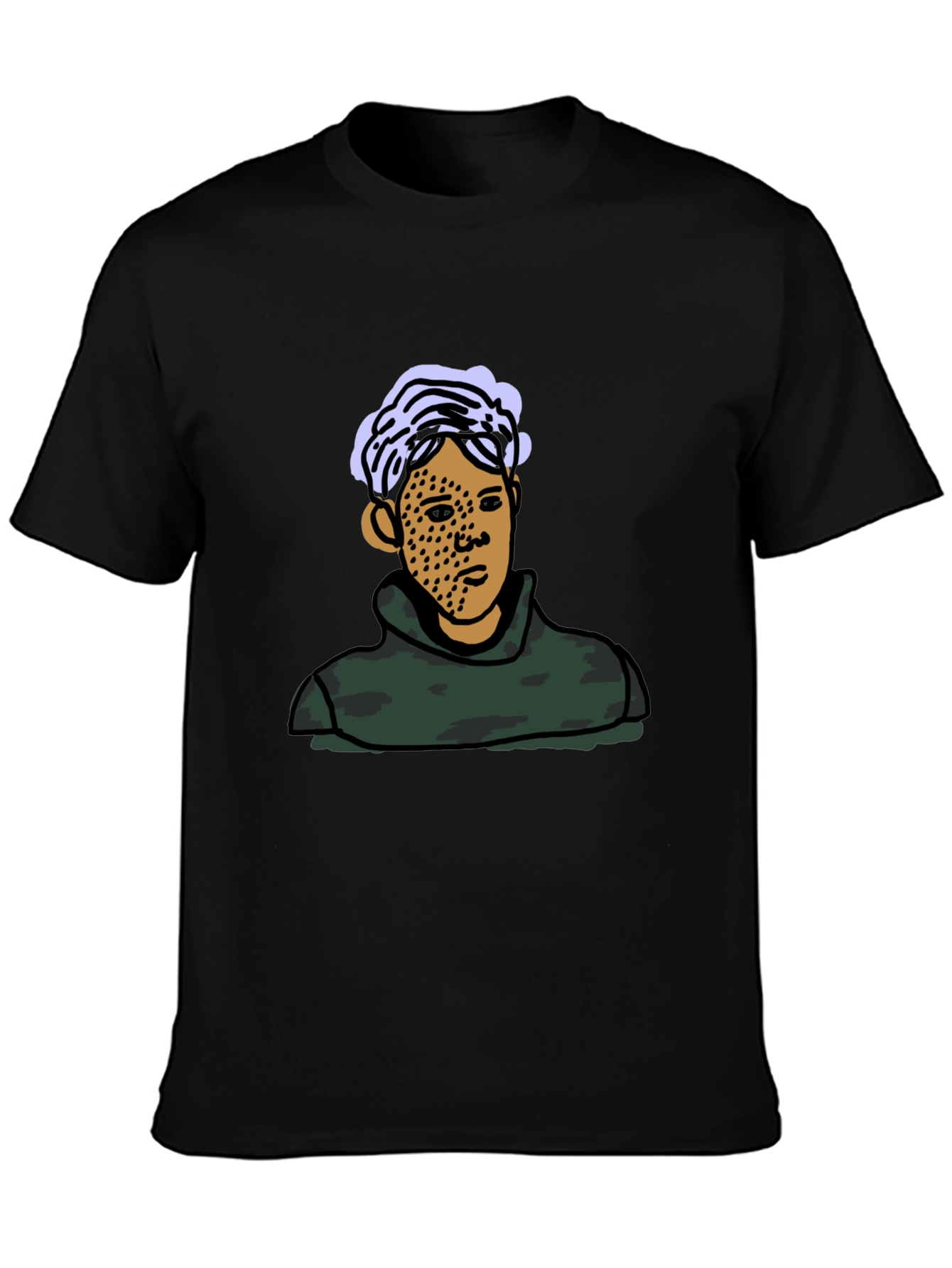 Unique Graphic Print Tee - Modern Casual Style