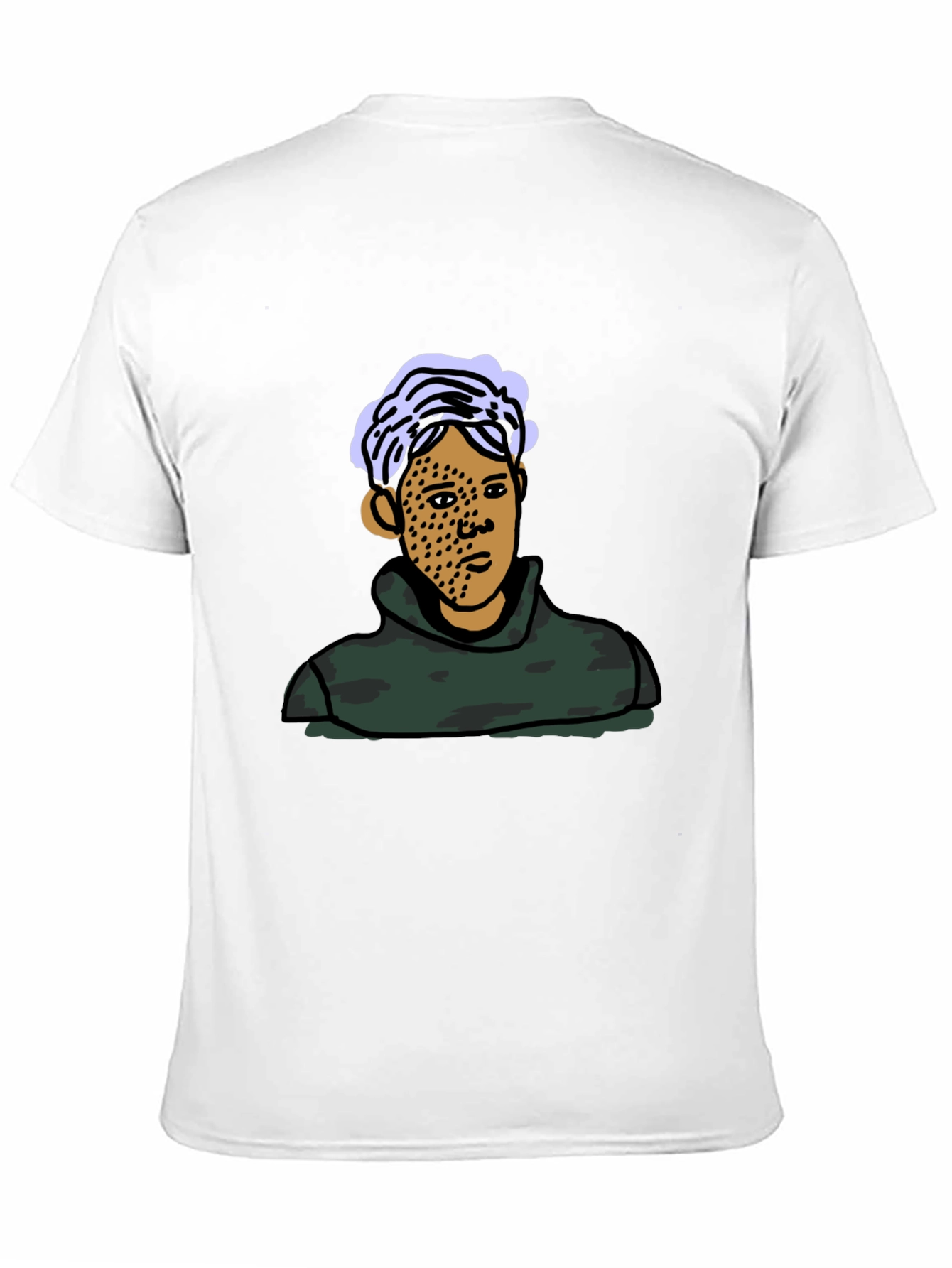 Unique Graphic Print Tee - Modern Casual Style