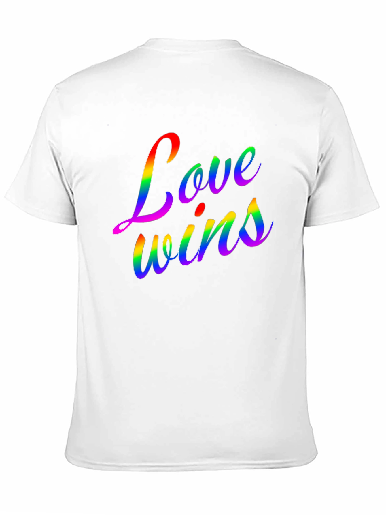 Love Wins Rainbow Graphic Tee - Pride Month Shirt