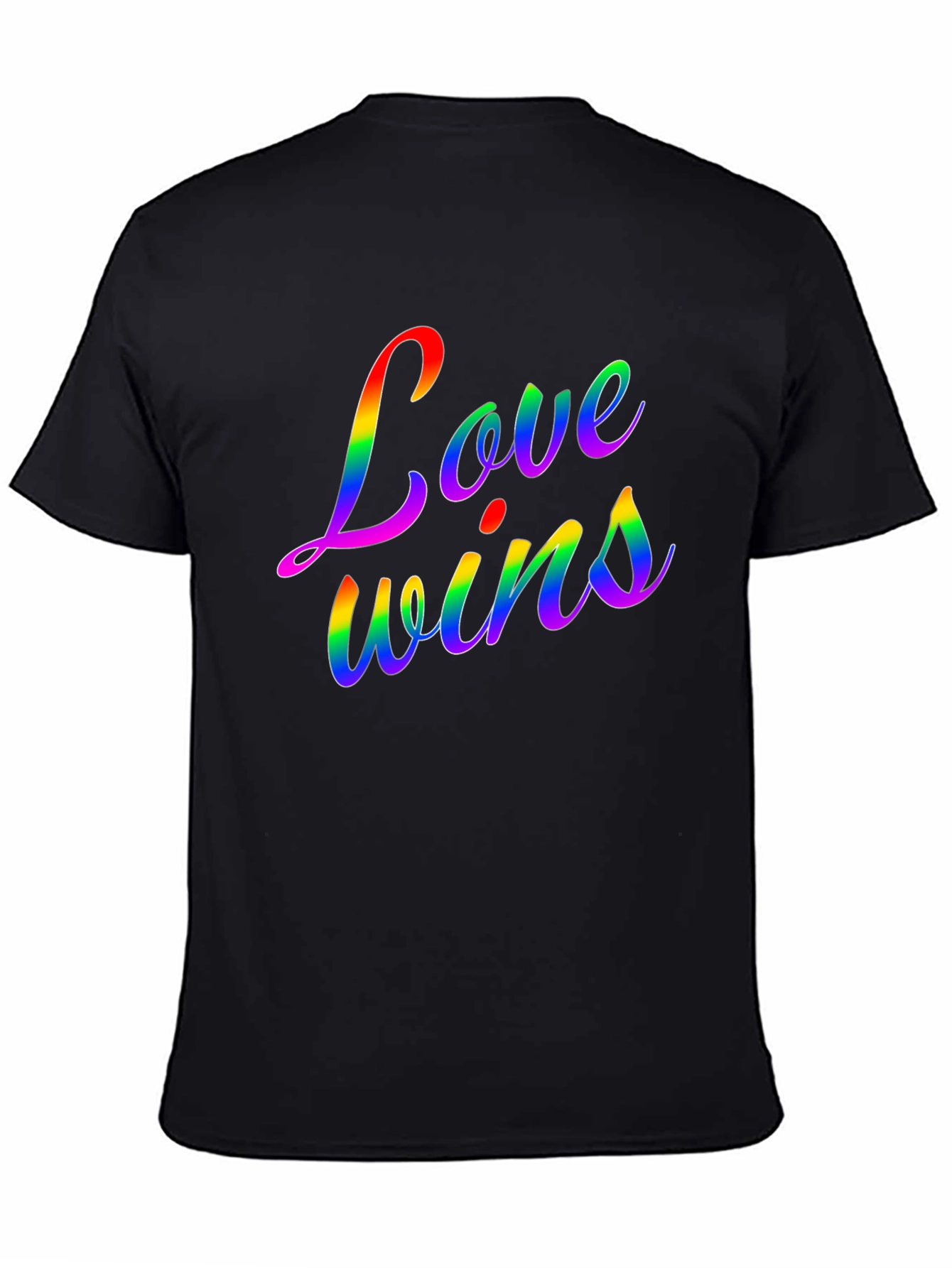 Love Wins Rainbow Graphic Tee - Pride Month Shirt