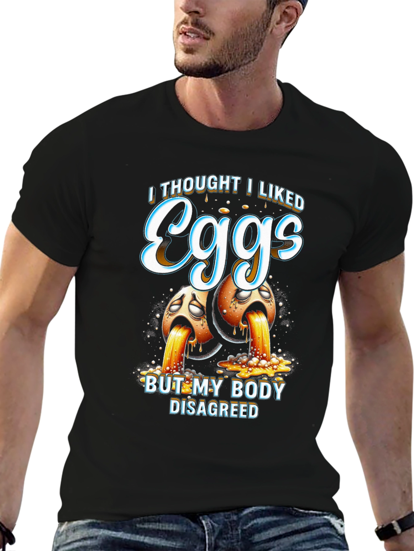 Funny I Liked Eggs Graphic Tee