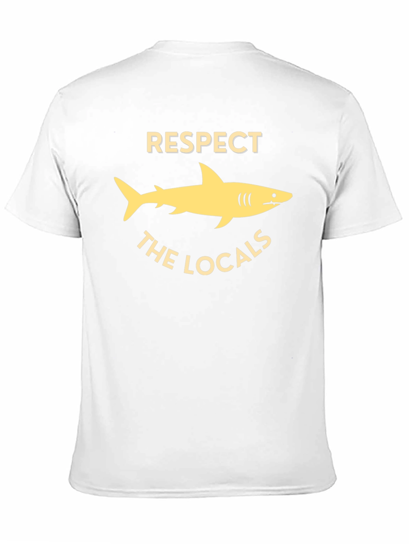 Respect the Locals Shark T-Shirt - Black