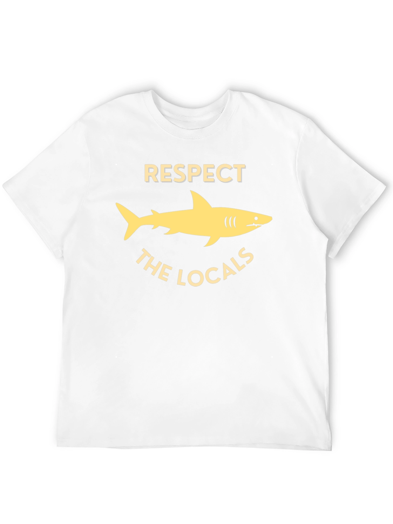Respect the Locals Shark T-Shirt - Black