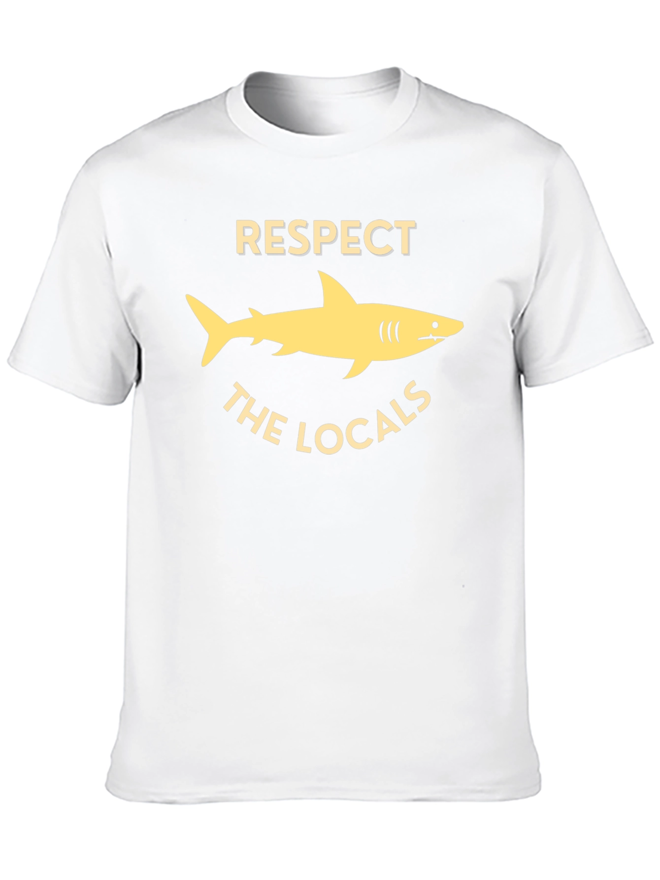 Respect the Locals Shark T-Shirt - Black