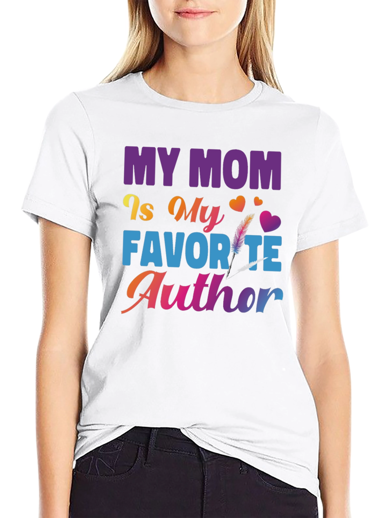 My Mom Is My Favorite Author T-Shirt