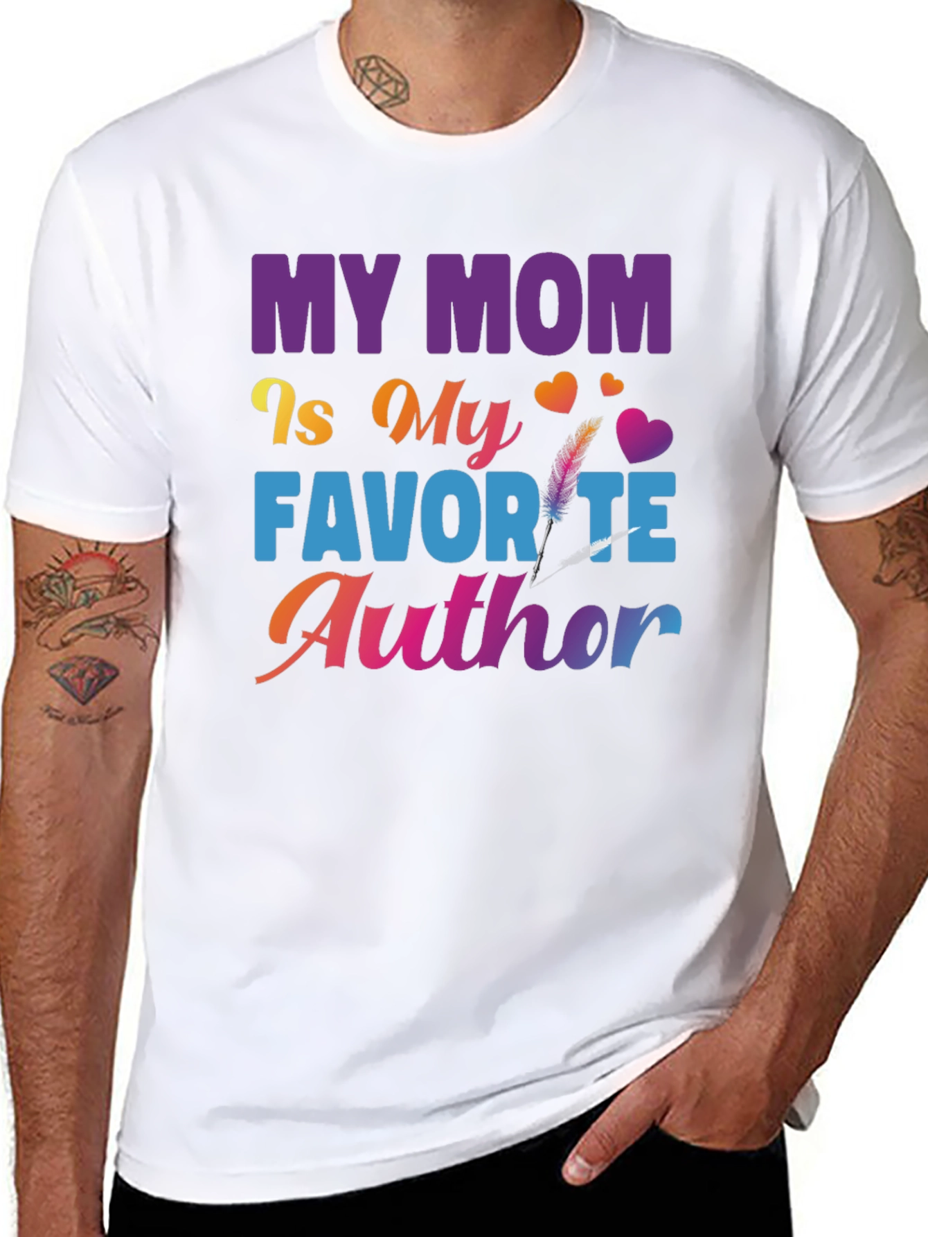 My Mom Is My Favorite Author T-Shirt