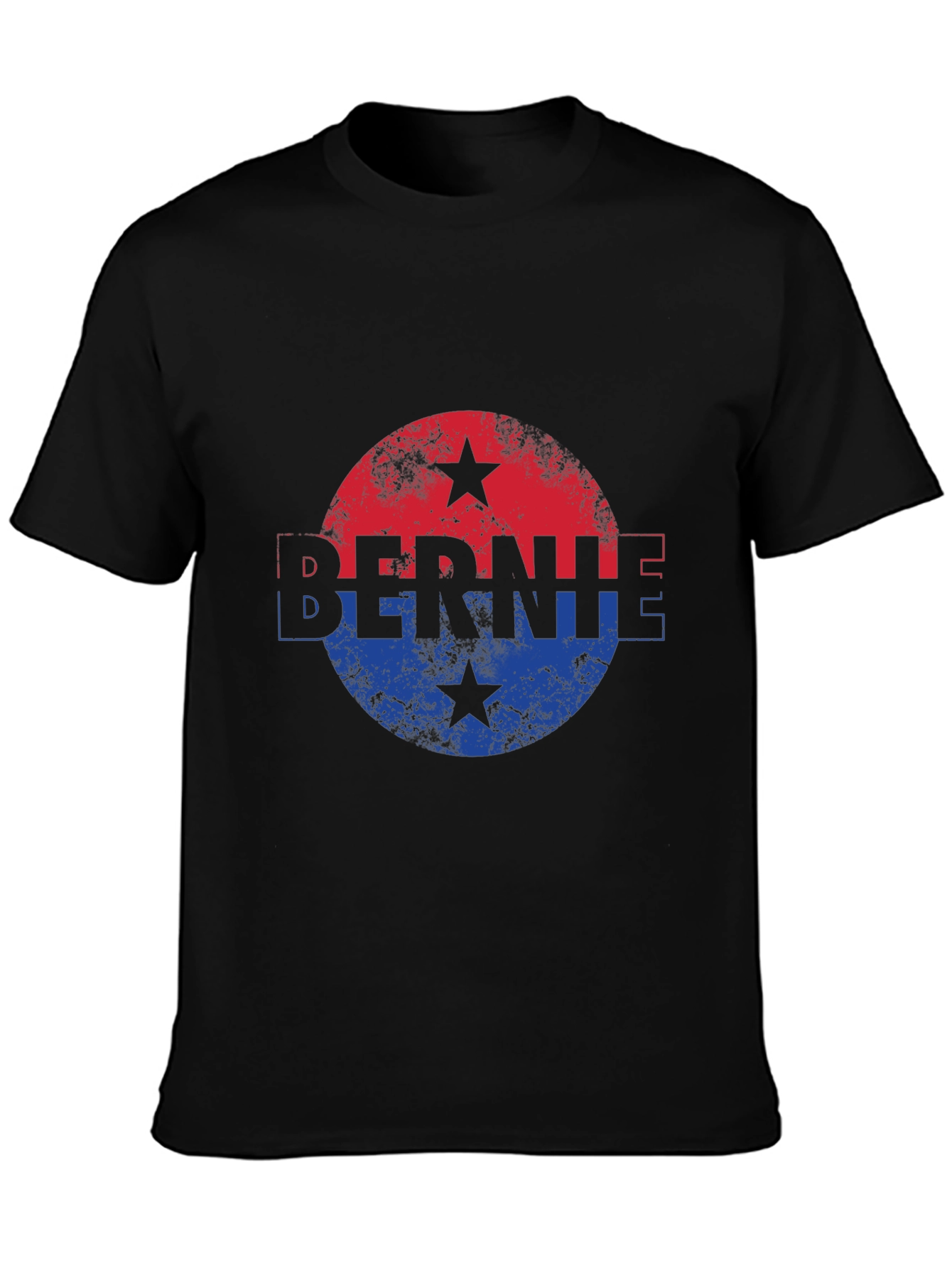 Bernie T-Shirt Political Red & Blue Star Graphic Tee