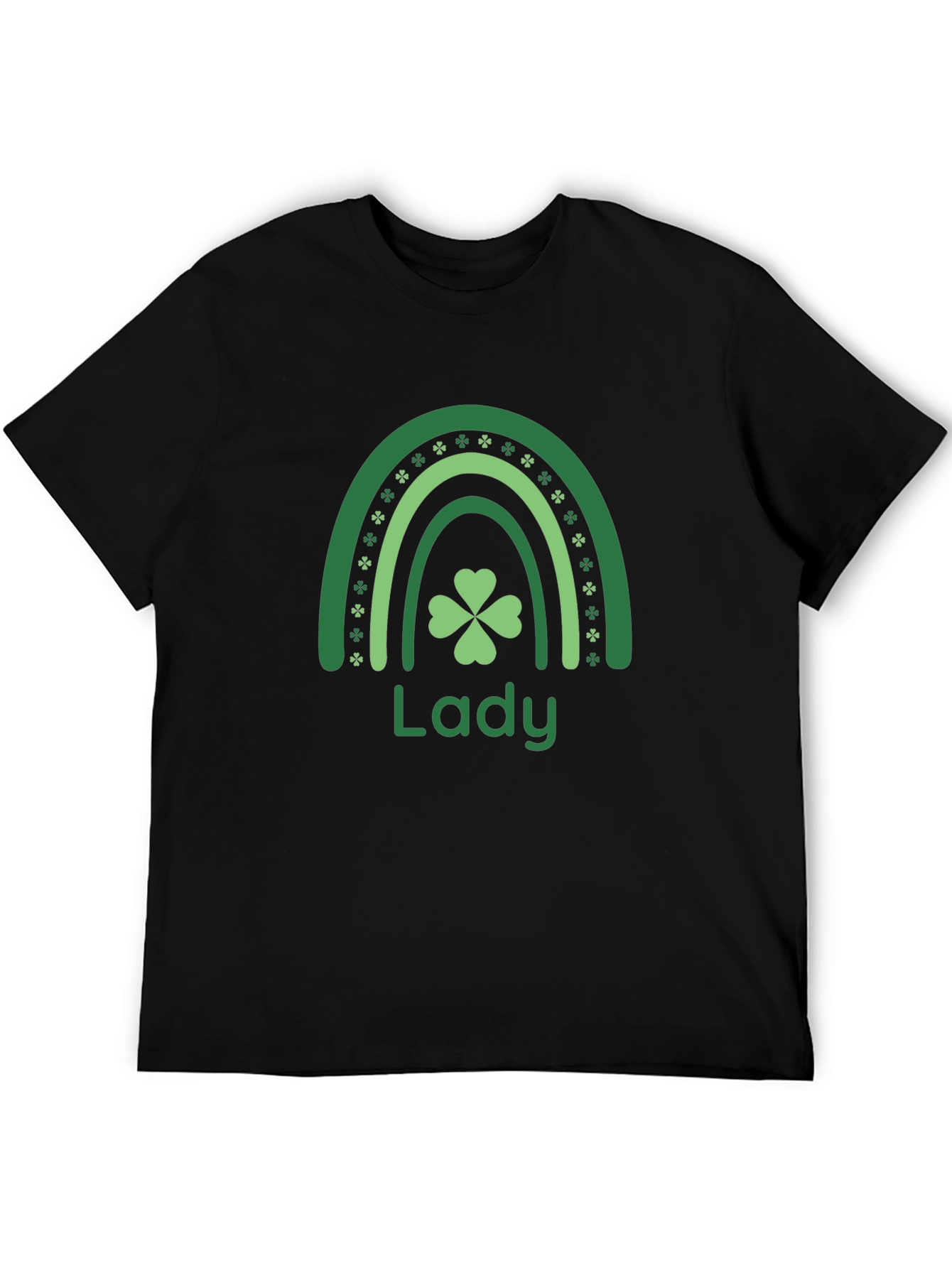 St. Patricks Day Shamrock Lady T-Shirt