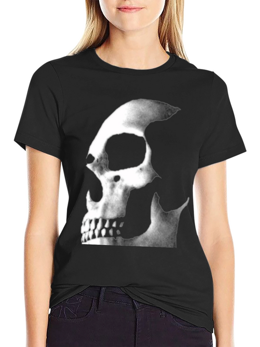 Black Skull Graphic T-Shirt