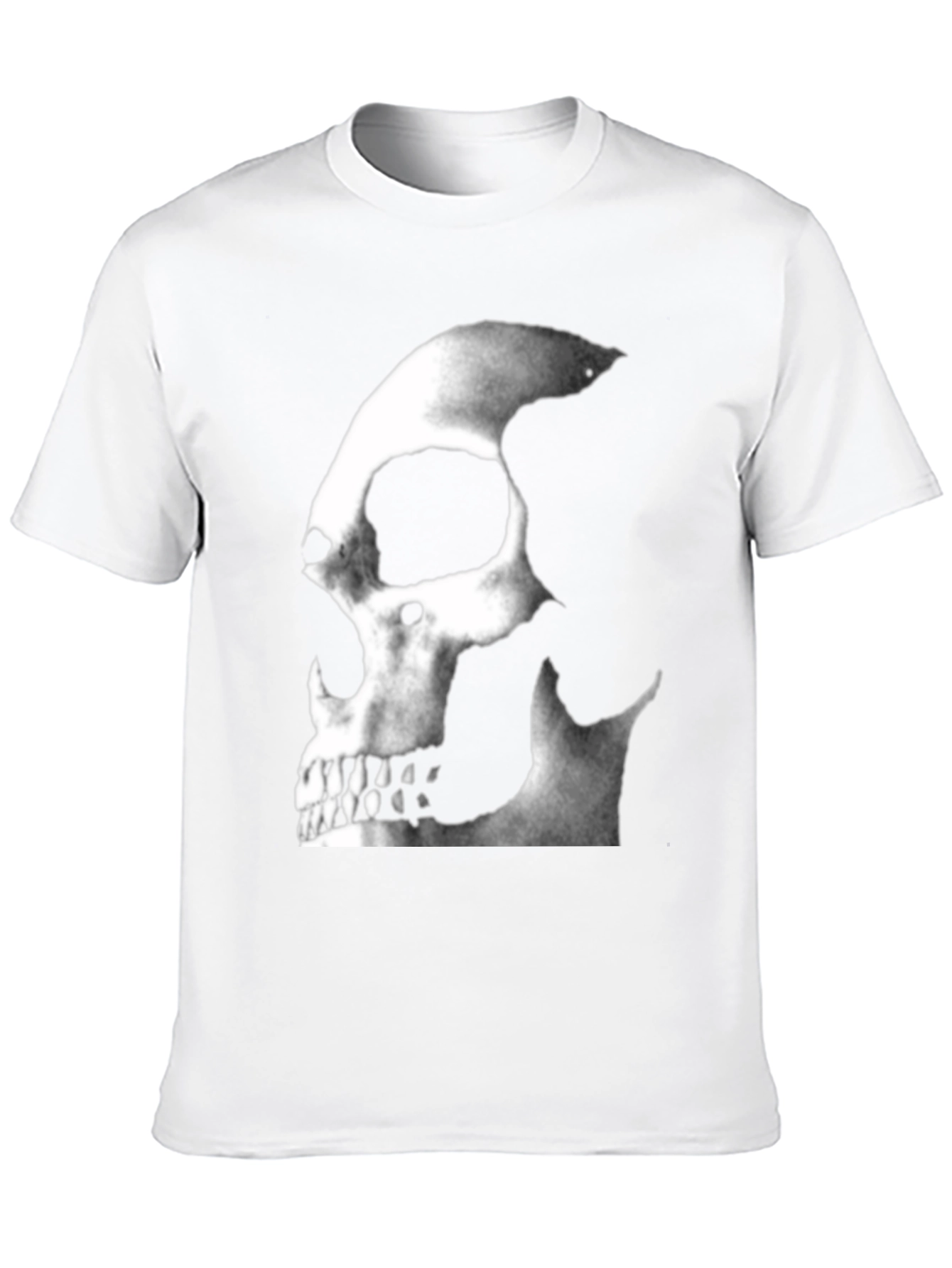 Black Skull Graphic T-Shirt
