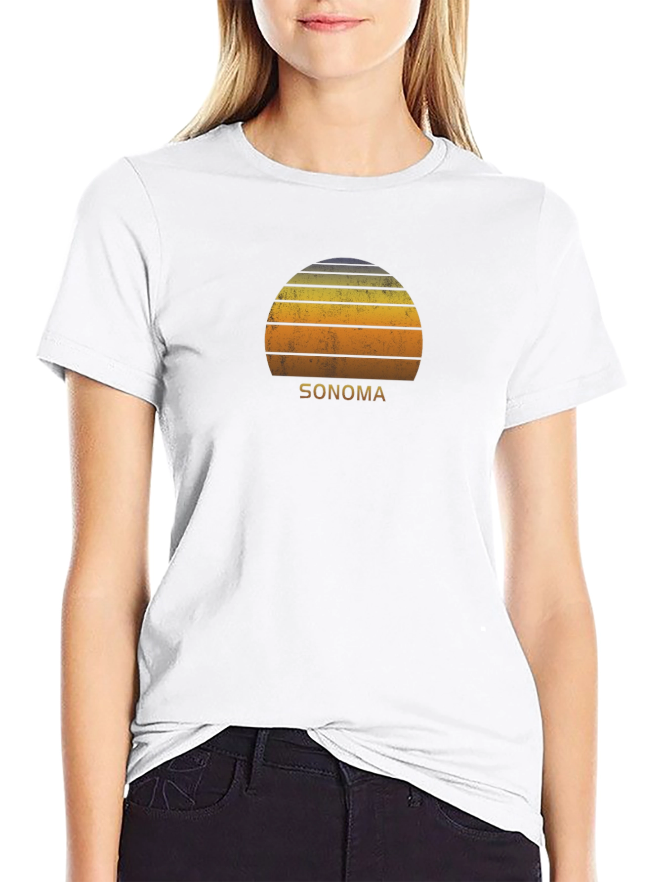 Sonoma Retro Sunset Graphic Tee
