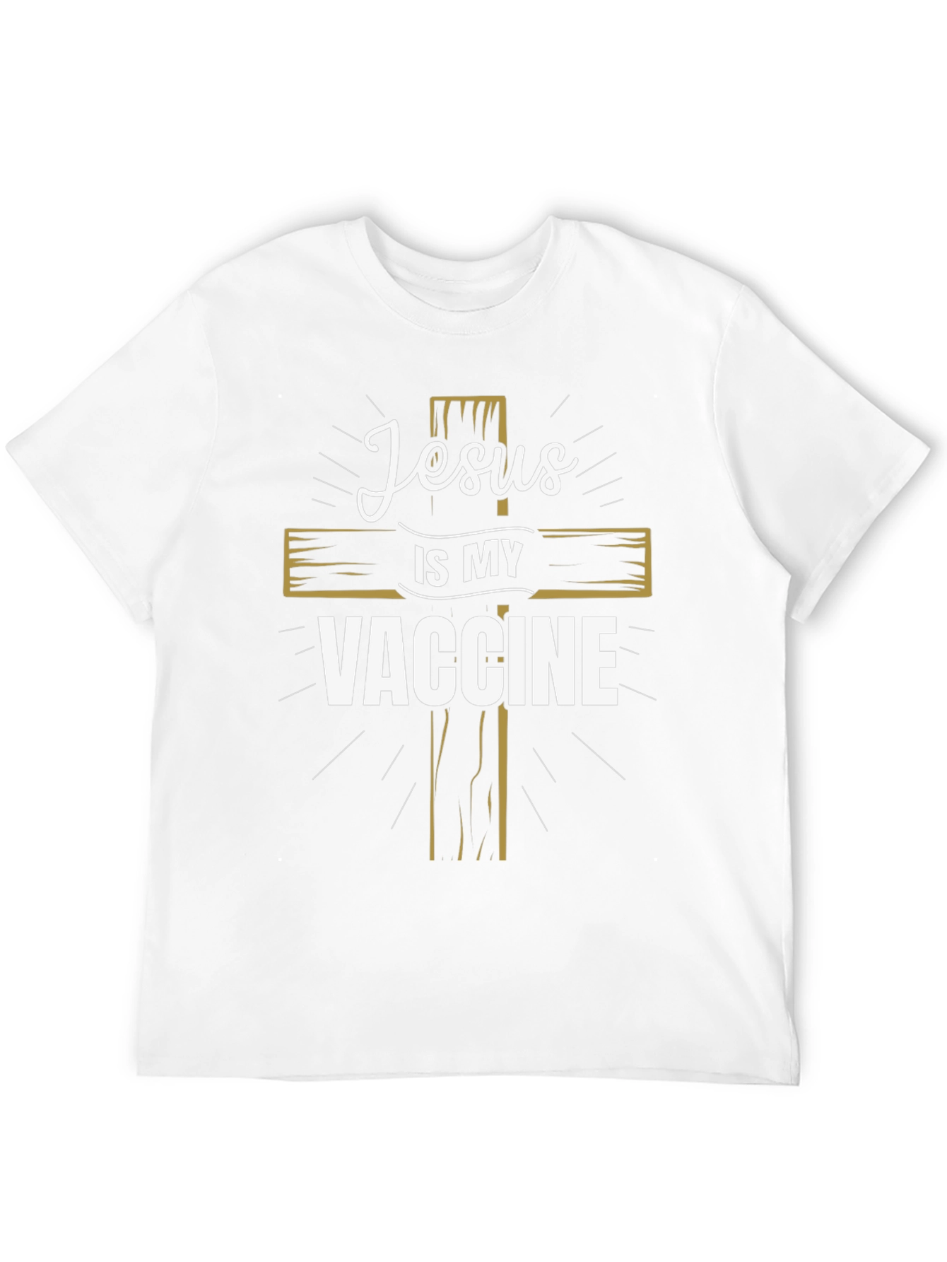 Jesus Is My Vaccine Graphic T-Shirt