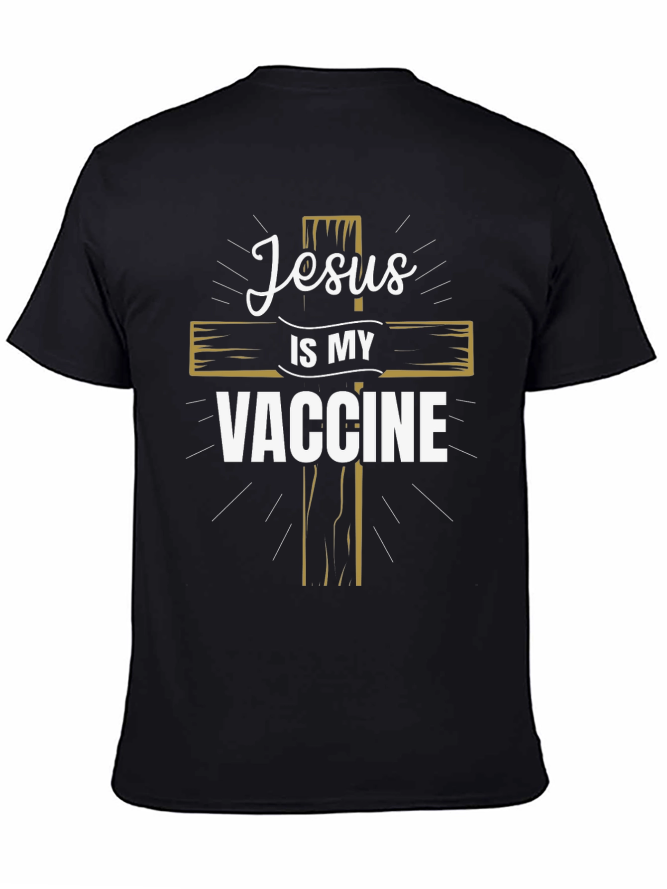 Jesus Is My Vaccine Graphic T-Shirt