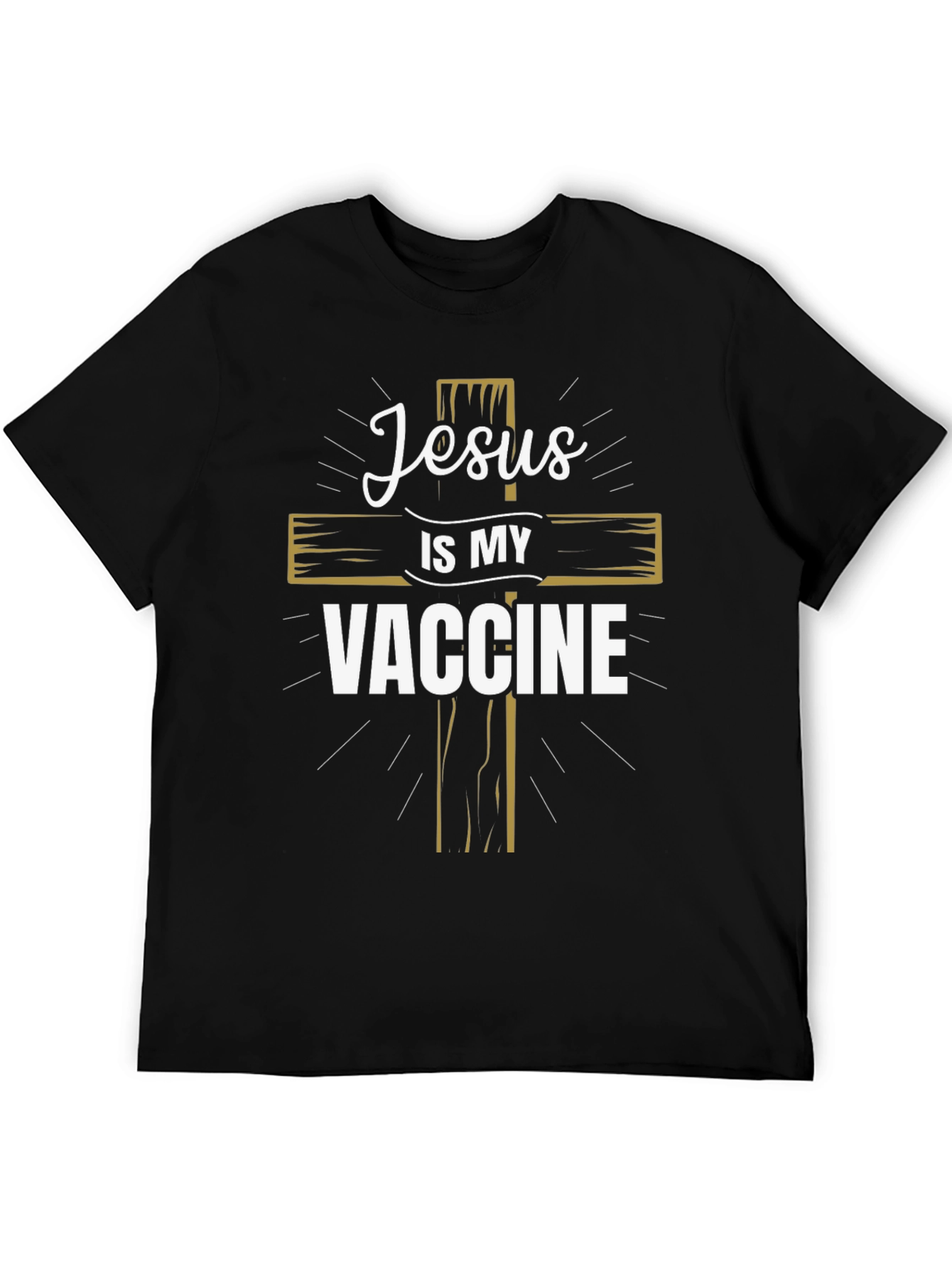 Jesus Is My Vaccine Graphic T-Shirt