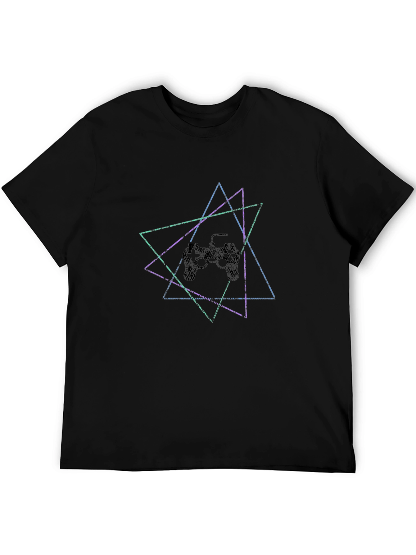 Geometric Gamer T-Shirt - Edgy Style