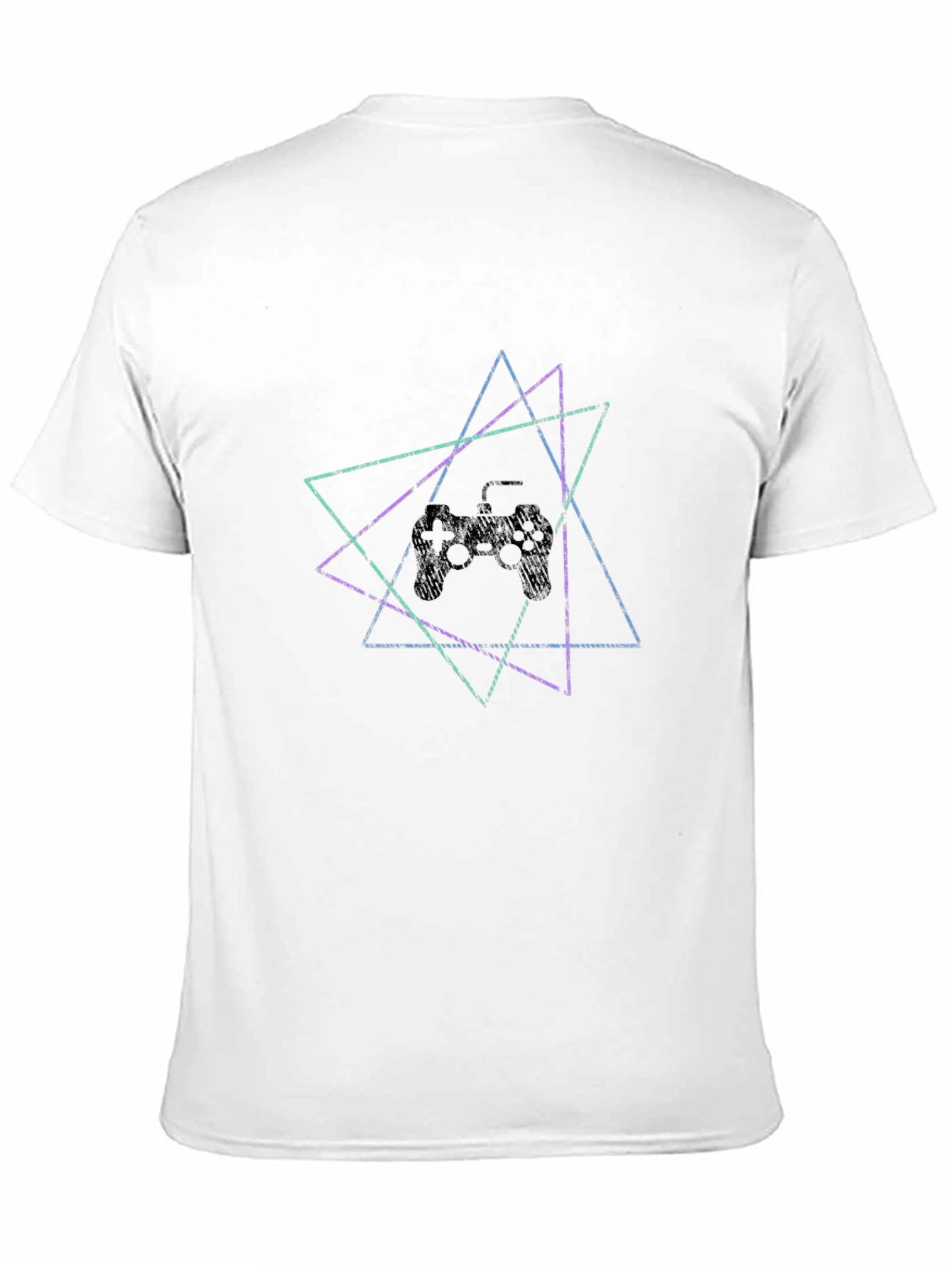 Geometric Gamer T-Shirt - Edgy Style